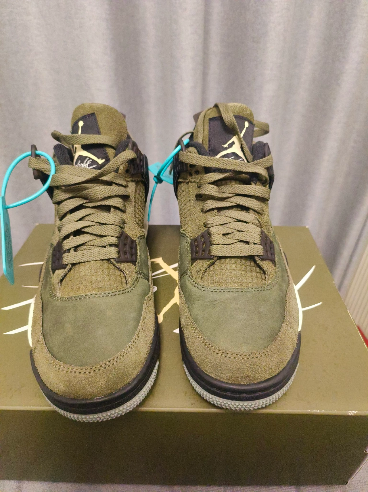 custom review-Jordan Air Джордан 4 'Оливковый' MID Топ Винтажные баскетбольные кроссовки Мужской Армейский зеленый