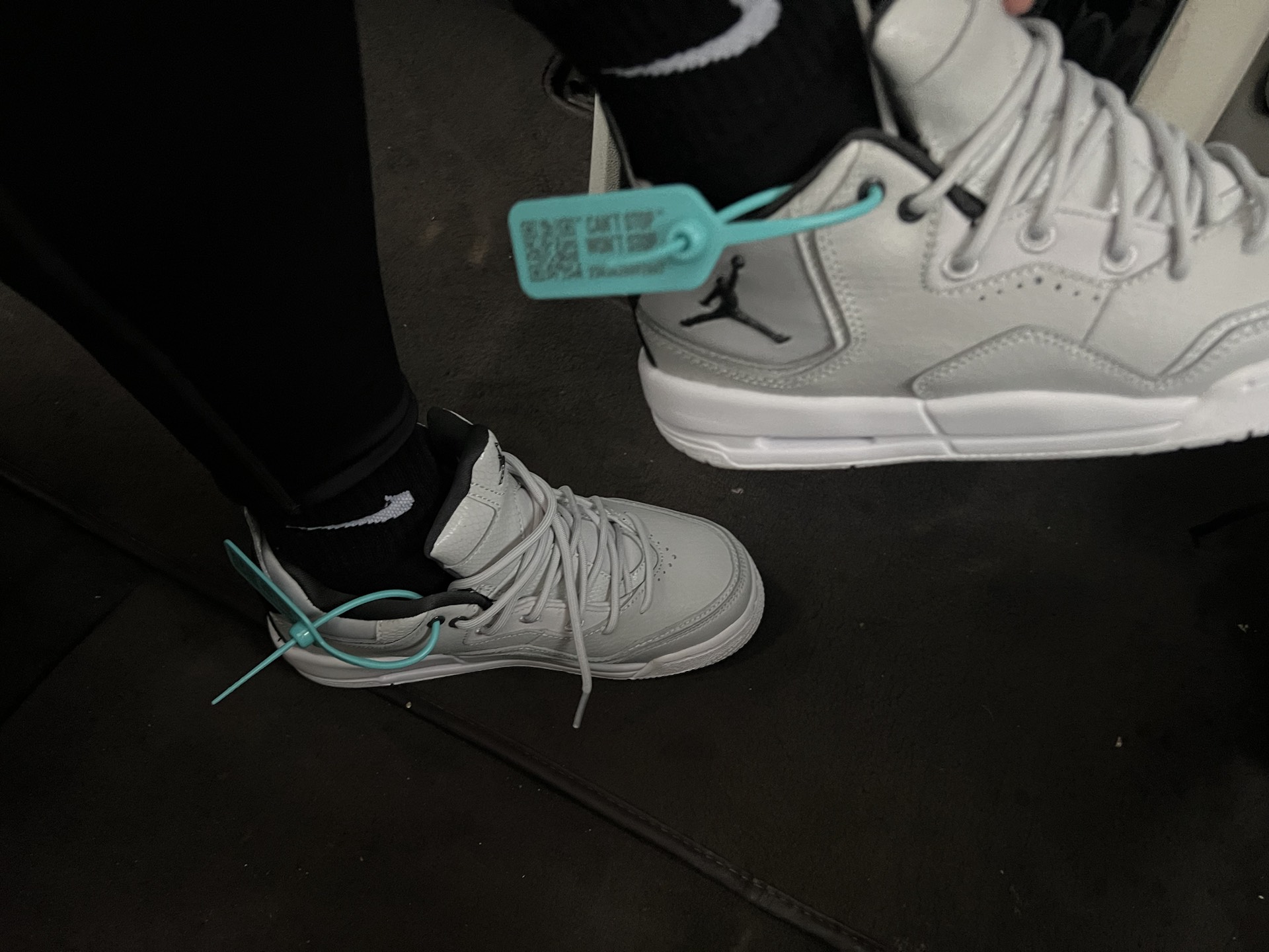 custom review-Jordan Courtside 23 GS 'Grey Fog'