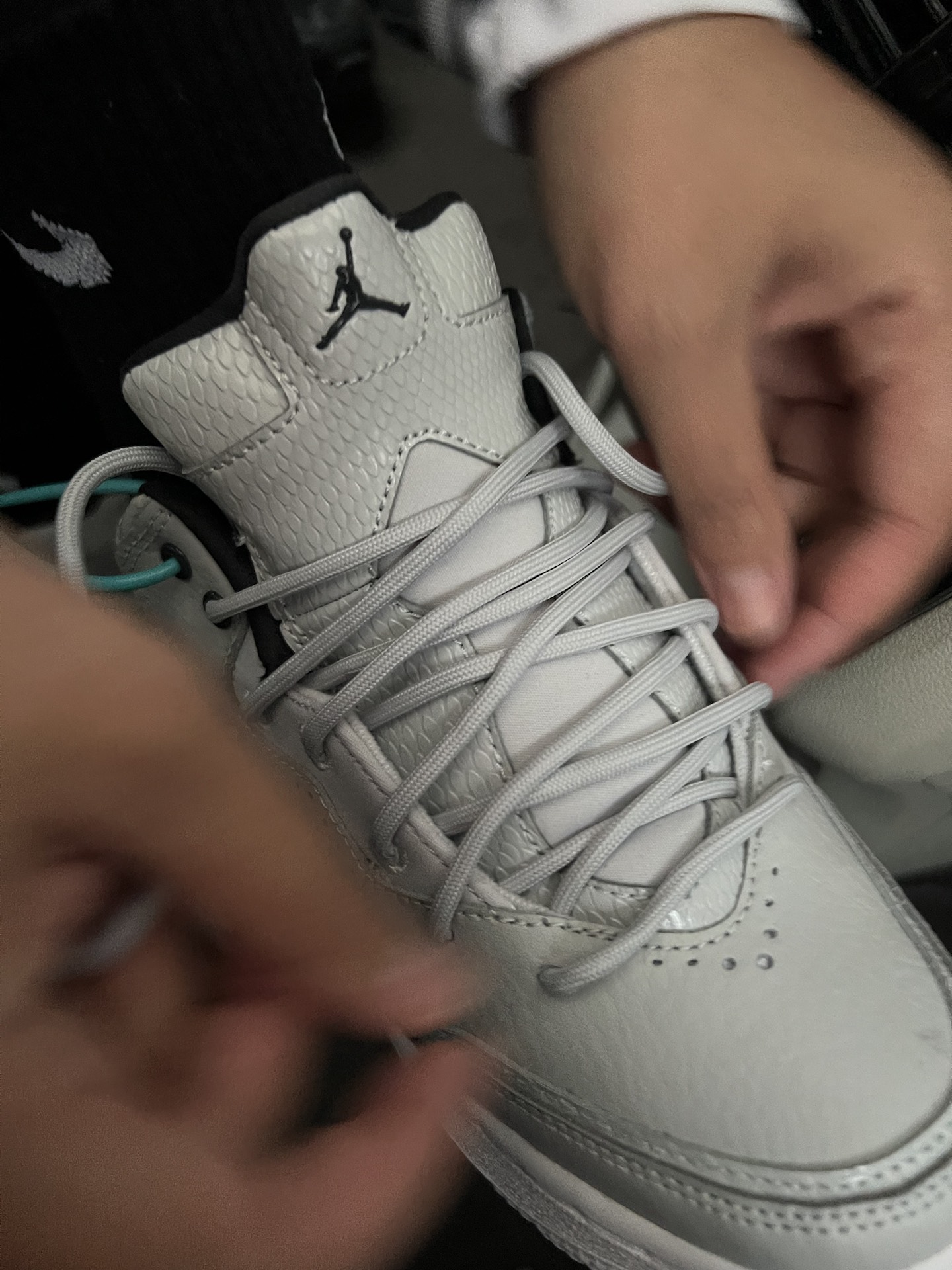 custom review-Jordan Courtside 23 GS 'Grey Fog'