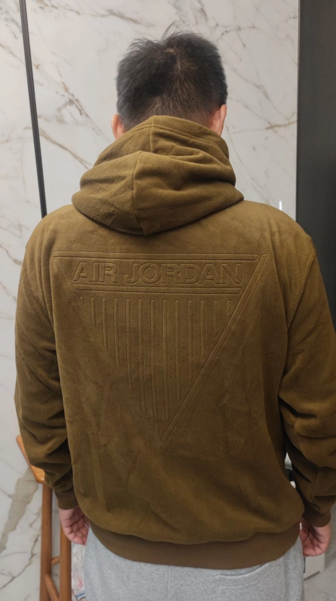 custom review-Джордан Коричневый Мужской Свитшот