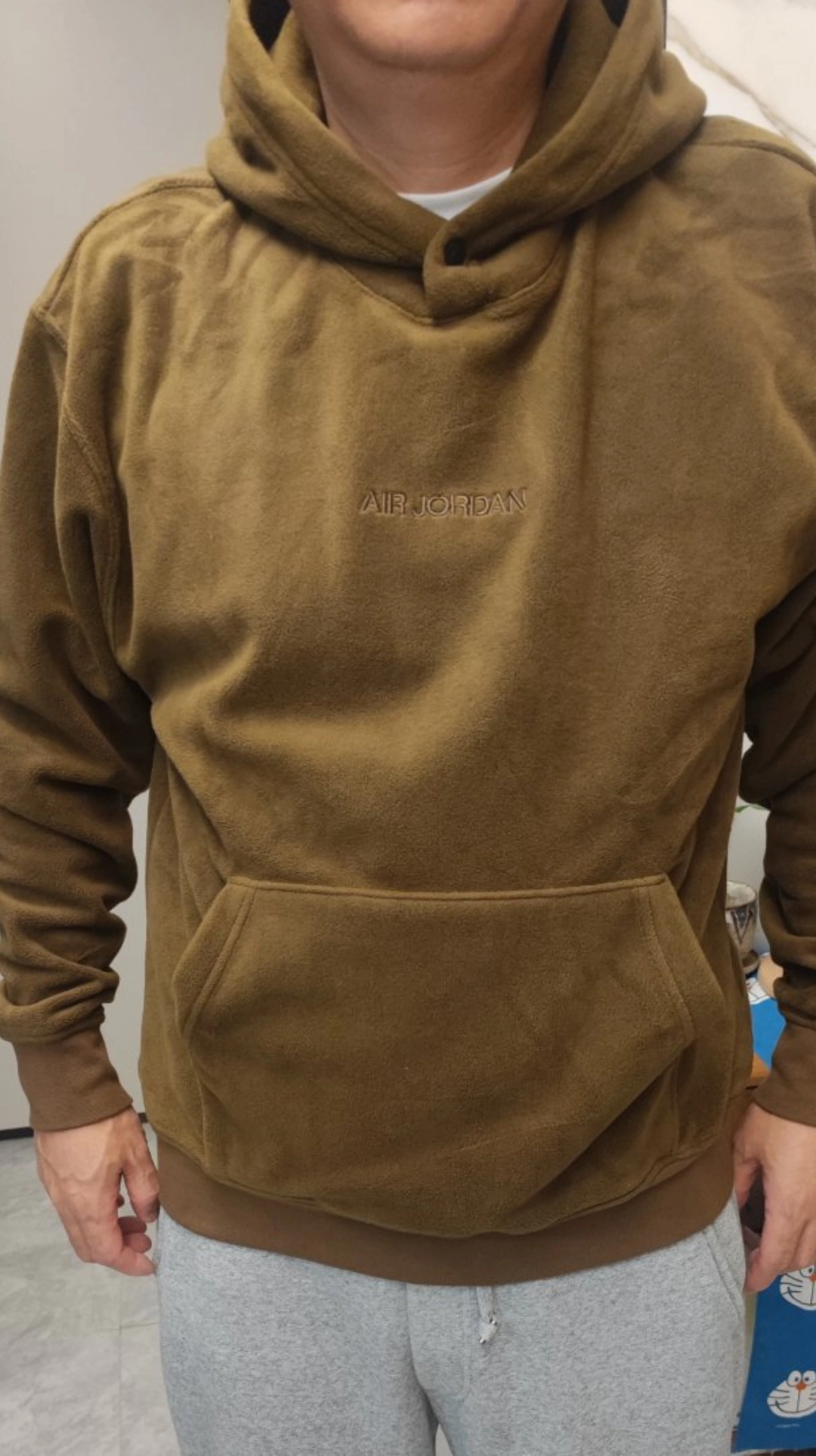 custom review-Джордан Коричневый Мужской Свитшот