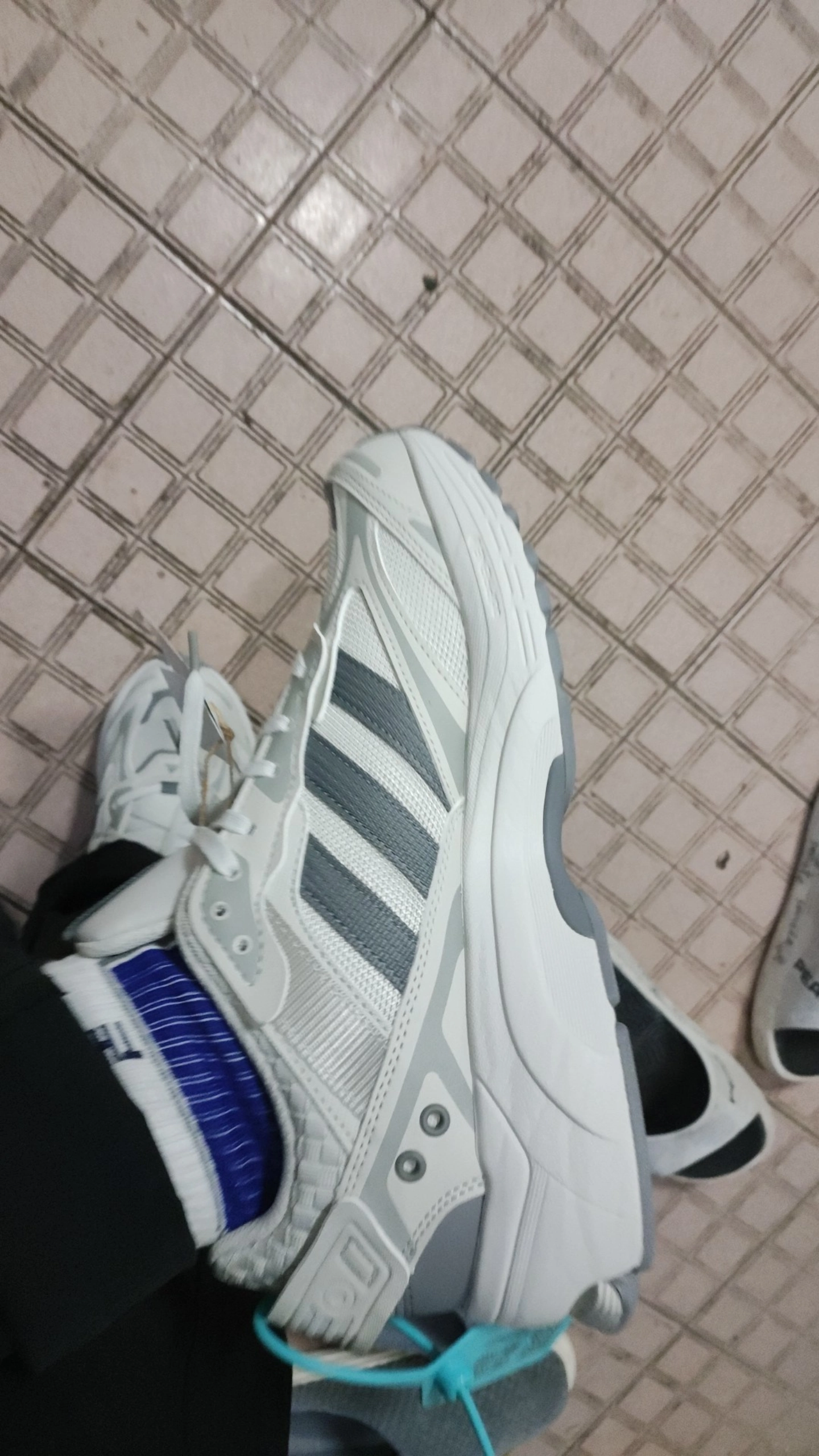 custom review-Adidas Spiritain 2000 Амортизация Износостойкий Низкий Топ Повседневный Городской Коммутирующий Беговые кроссовки Унисекс Серый Белый