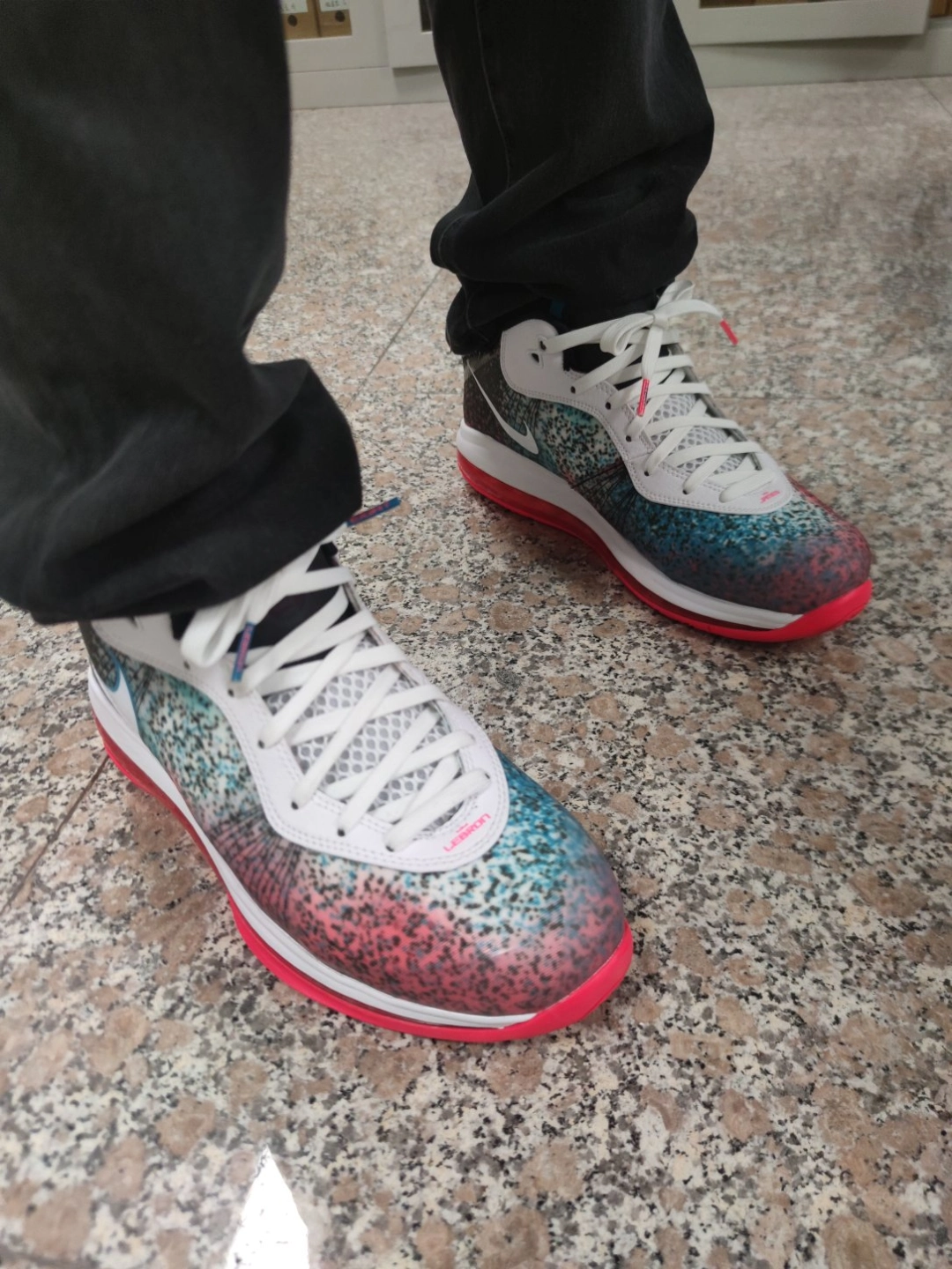 custom review-Nike Lebron 8 V/2 Low 'Майами Найтс' Низкий Топ Винтажные Баскетбольные Кроссовки Мужские Синий Розовый Выпуск 2021