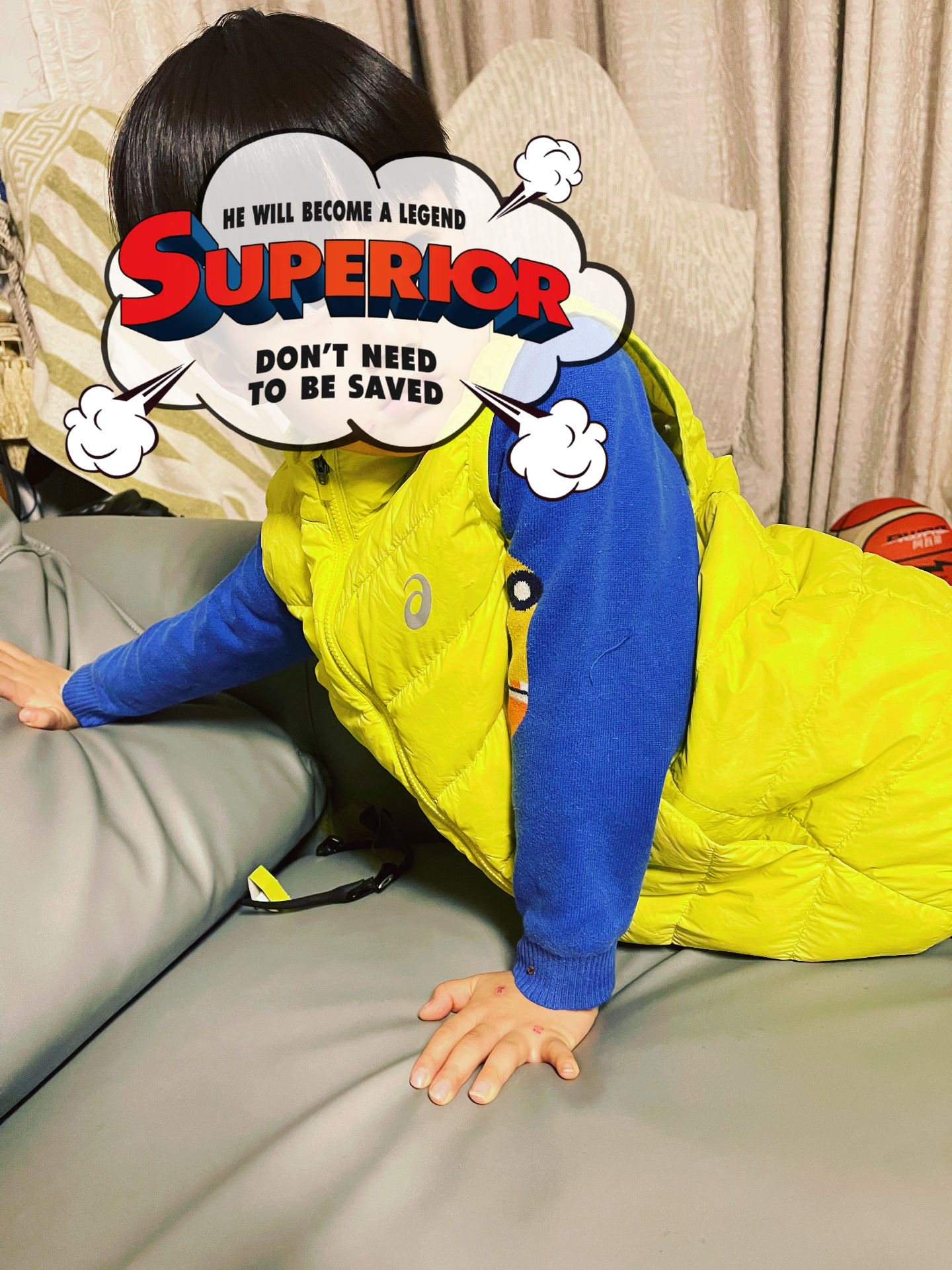 custom review-ASICS Желтый Зеленый Унисекс Пуховый жилет