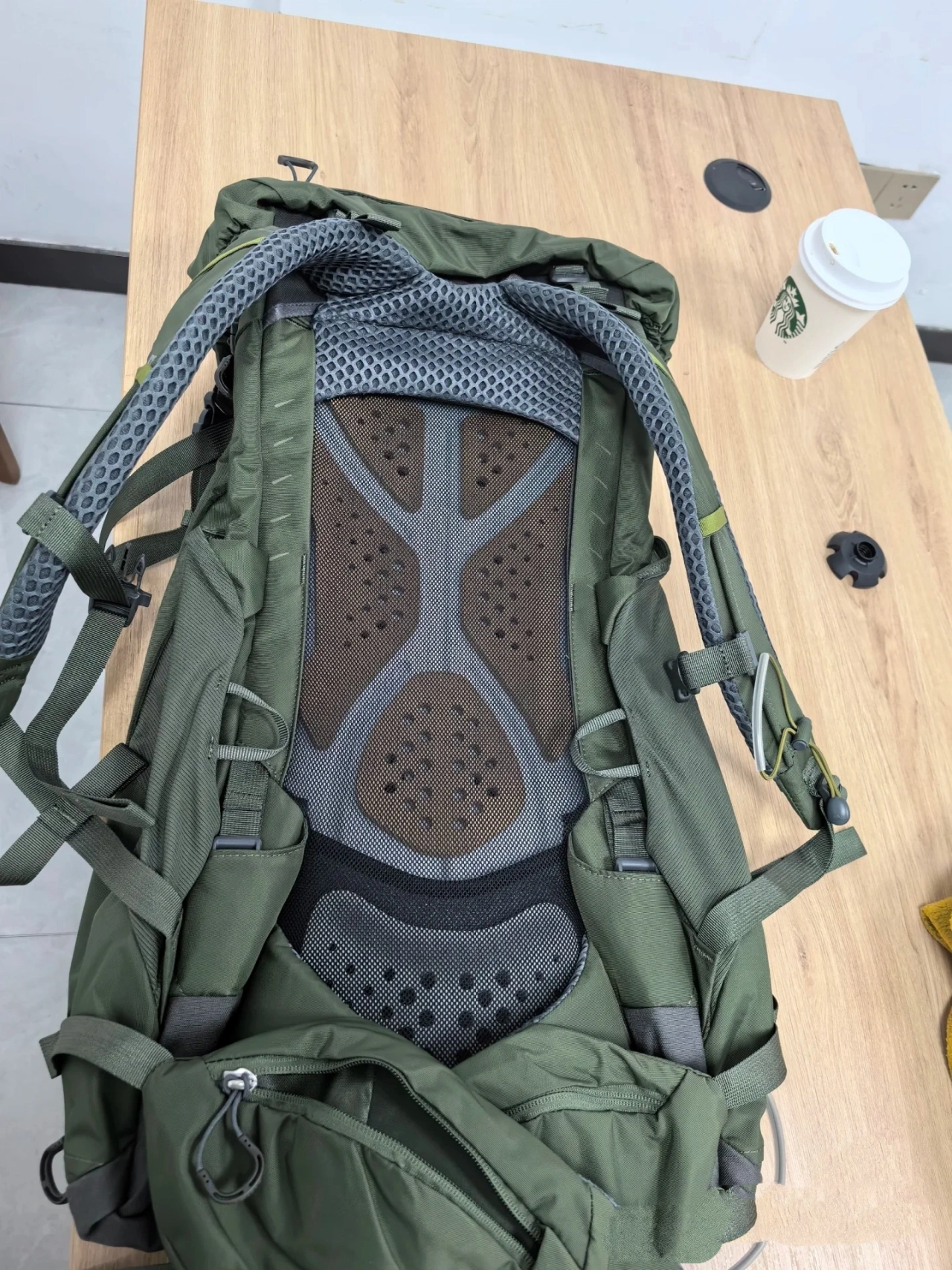 custom review-OSPREY 38L Альпинистский рюкзак Outdoor сумка Нейлон Хаки зеленый Мужской