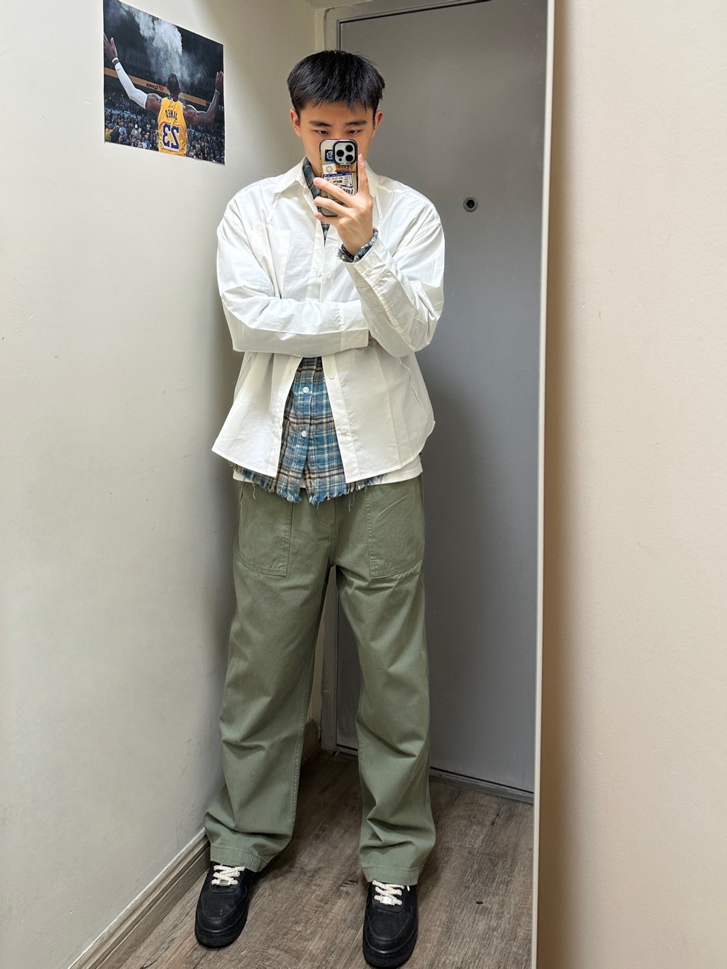 👔 两件衬衫叠穿 都说叠穿好看 我来看看是怎么回事 叠穿后增加了