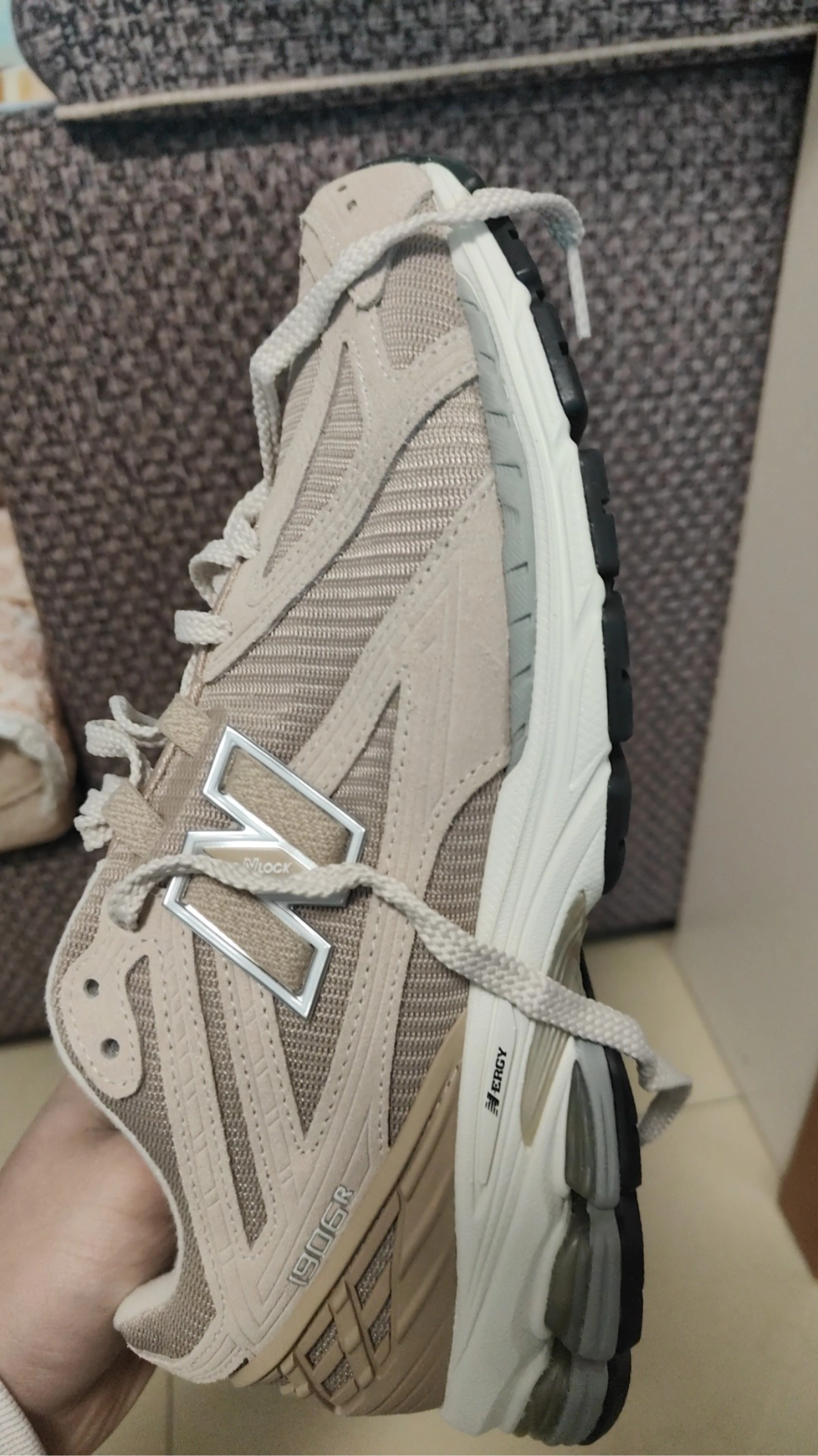 custom review-New Balance NB 1906R Устойчивый к истиранию Дышащий Низкий Топ Повседневная Городская Коммутация Беговые кроссовки Унисекс Бежевый Коричневый