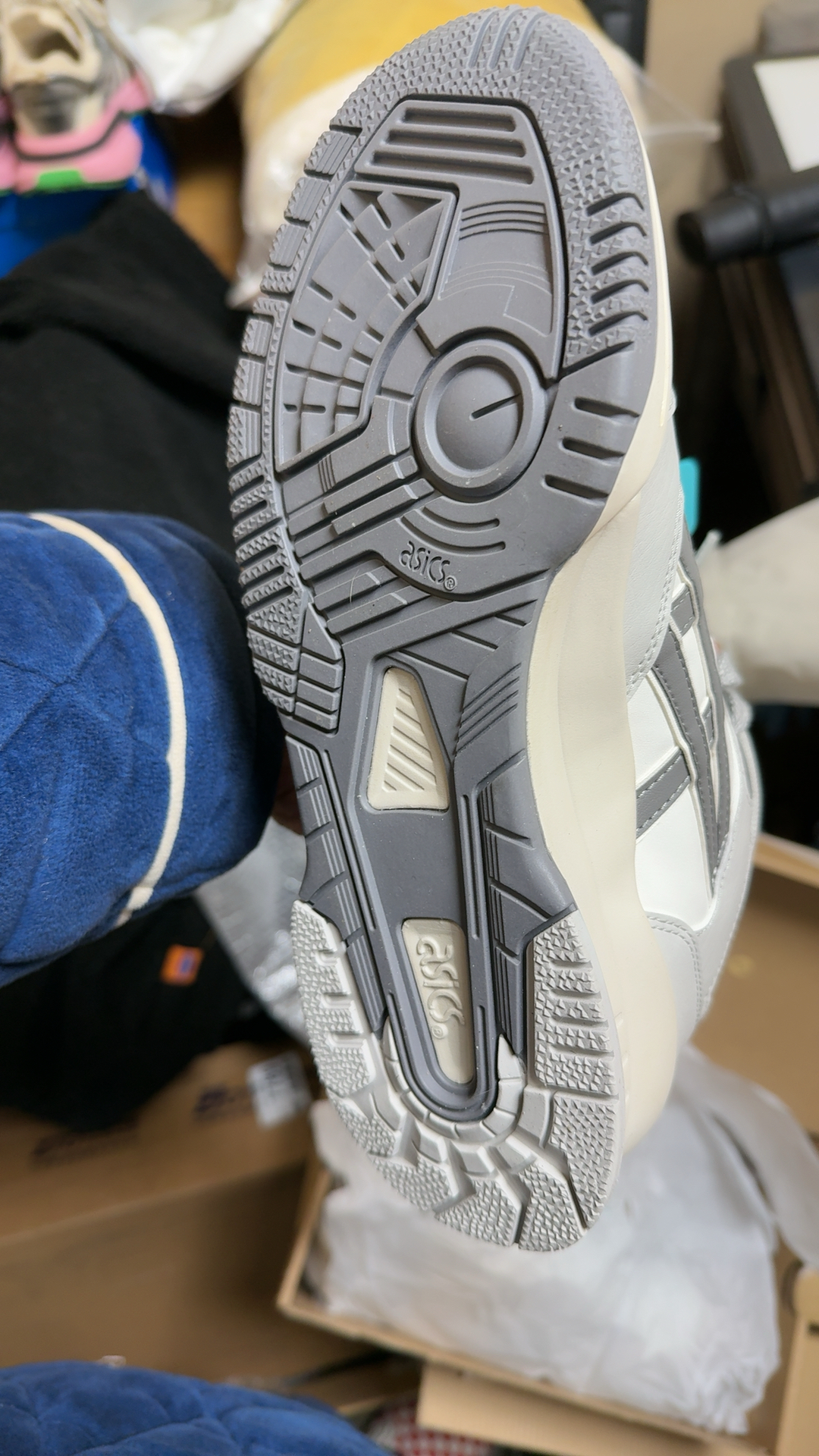 custom review-Asics Гель Spotlyte Low Топ Винтажные Баскетбольные Кроссовки Унисекс Белый Серый