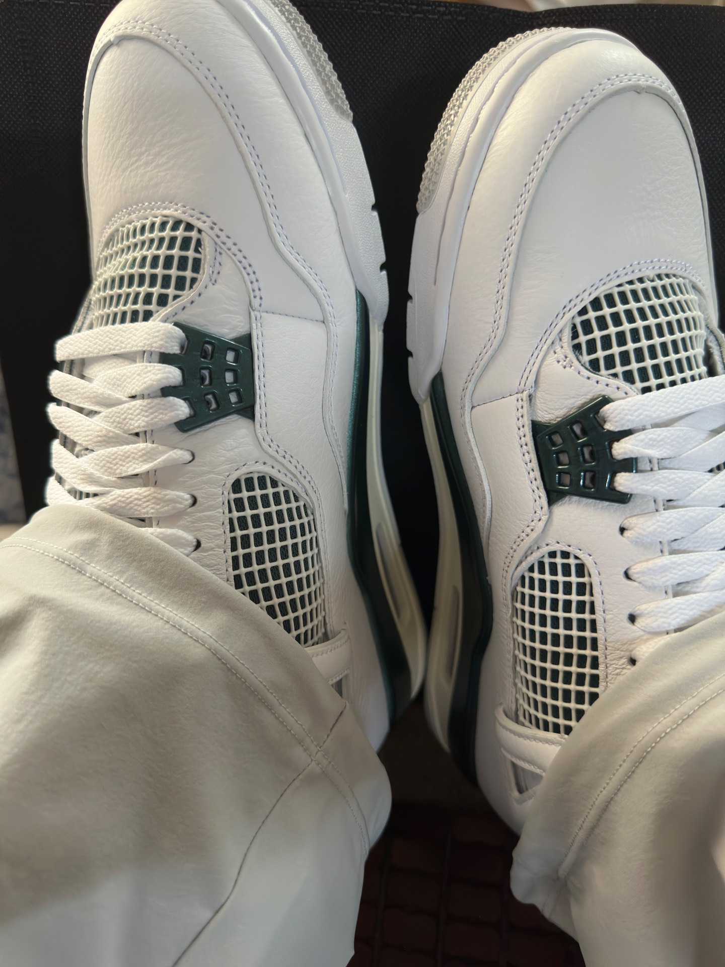 custom review-Air Jordan 4 "Oxidized Green"