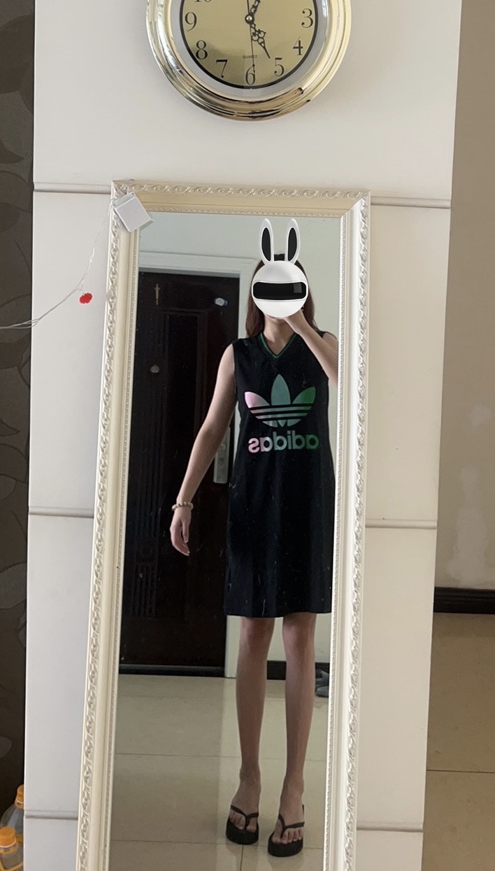 custom review-adidas originals Черные Женские Платья без рукавов