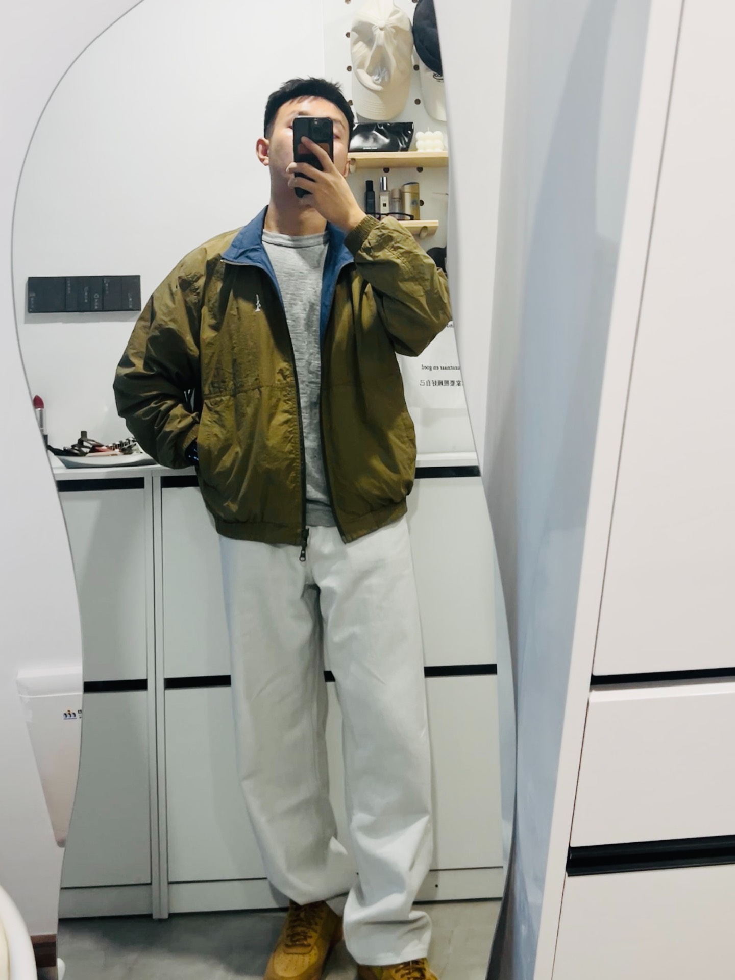 晒晒男生秋季穿搭 #nike airforce