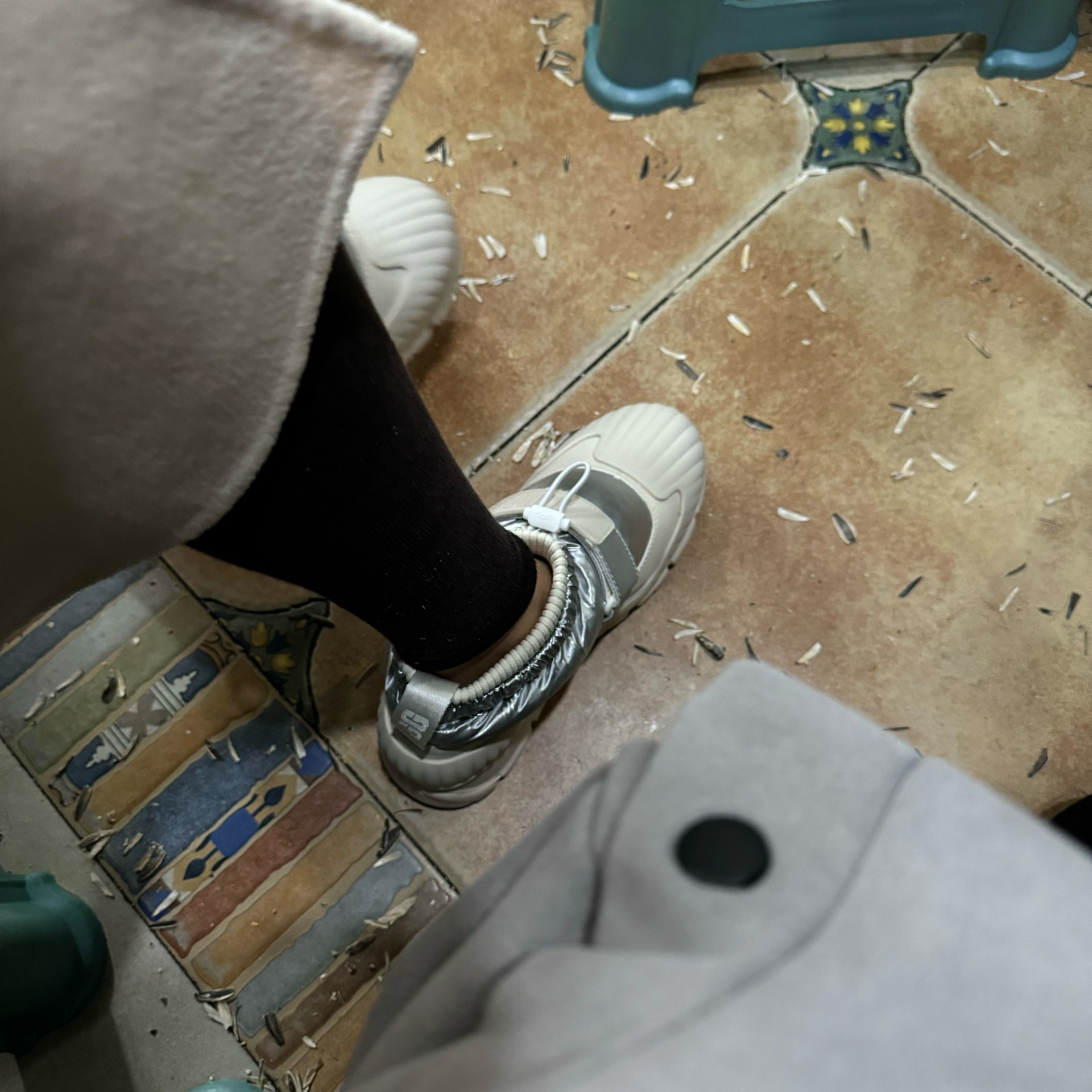 custom review-UGG Термические Короткие Снежные Ботинки Женские Матовый Серебристый