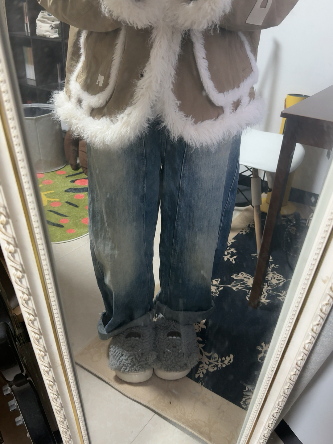 custom review-RUNTOTHEFUTURE Винтажные синие женские джинсы