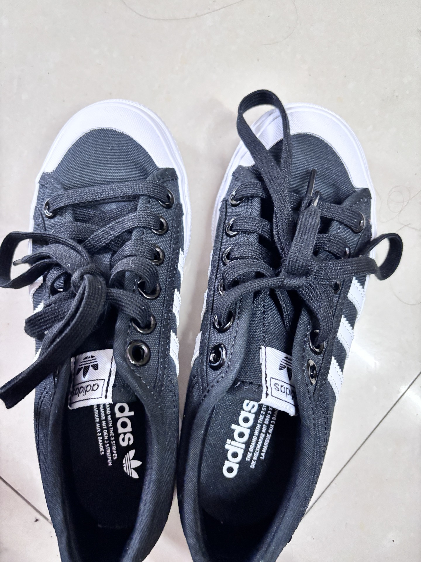 custom review-Adidas Originals Nizza Platform Low Топ Кроссовки для скейтбординга Женские Белые Черные