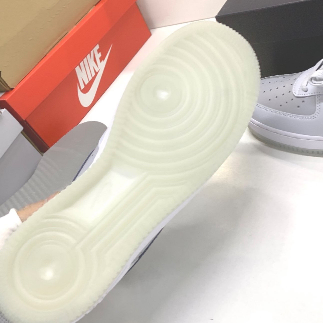 custom review-Nike Air FORCE 1 '07 LV8 Low Топ Скейтборд Кроссовки Мужские Серые