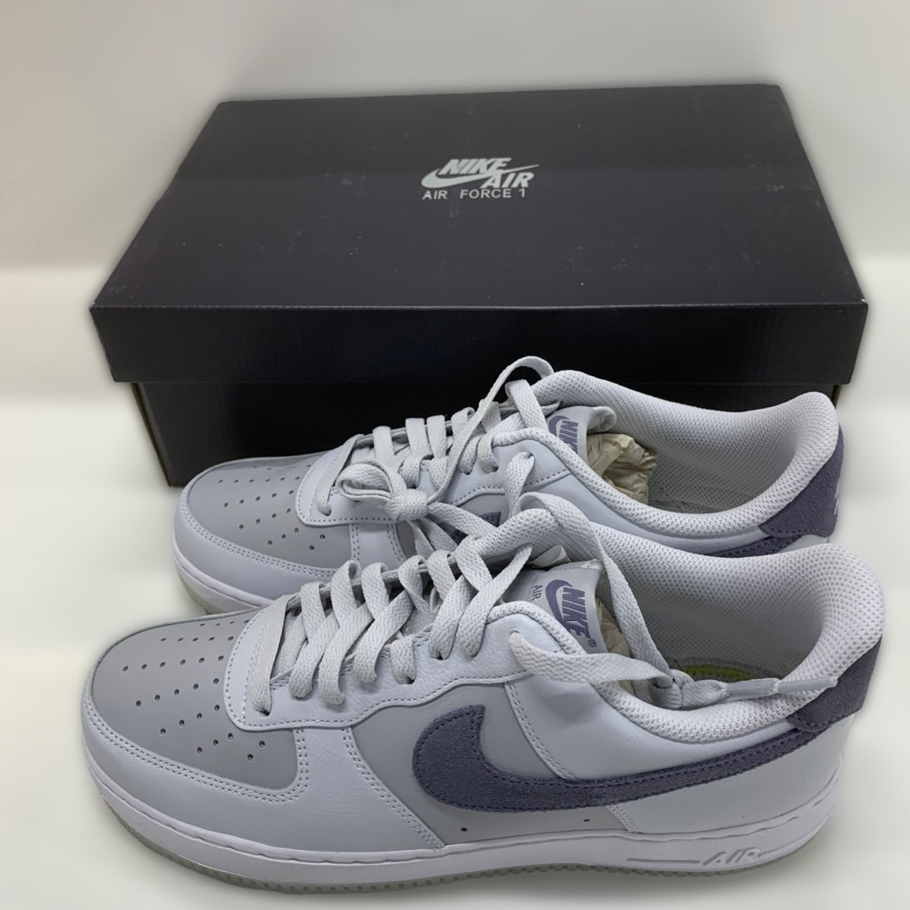 custom review-Nike Air FORCE 1 '07 LV8 Low Топ Скейтборд Кроссовки Мужские Серые