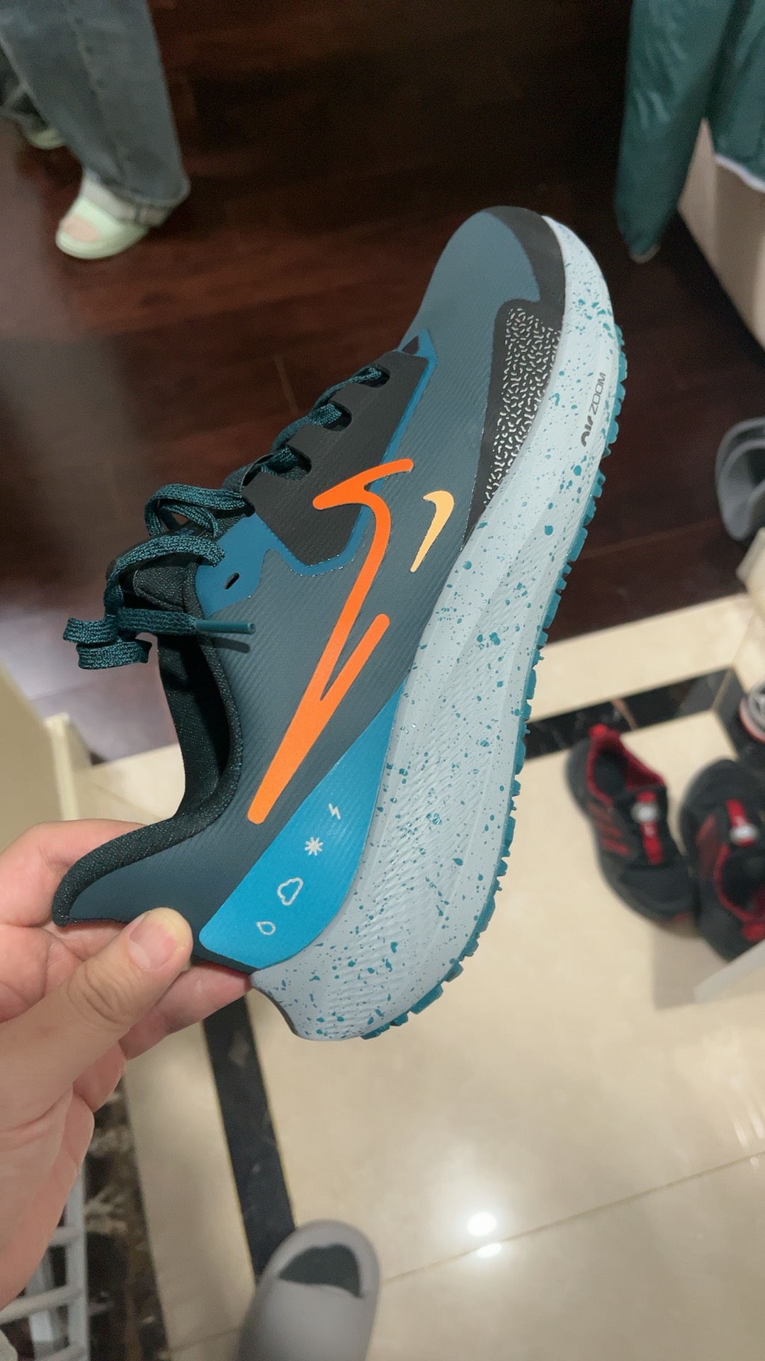 custom review-Nike Air Zoom Pegasus 39 Low Топ Повседневная обувь Мужская Синий Оранжевый Зеленый