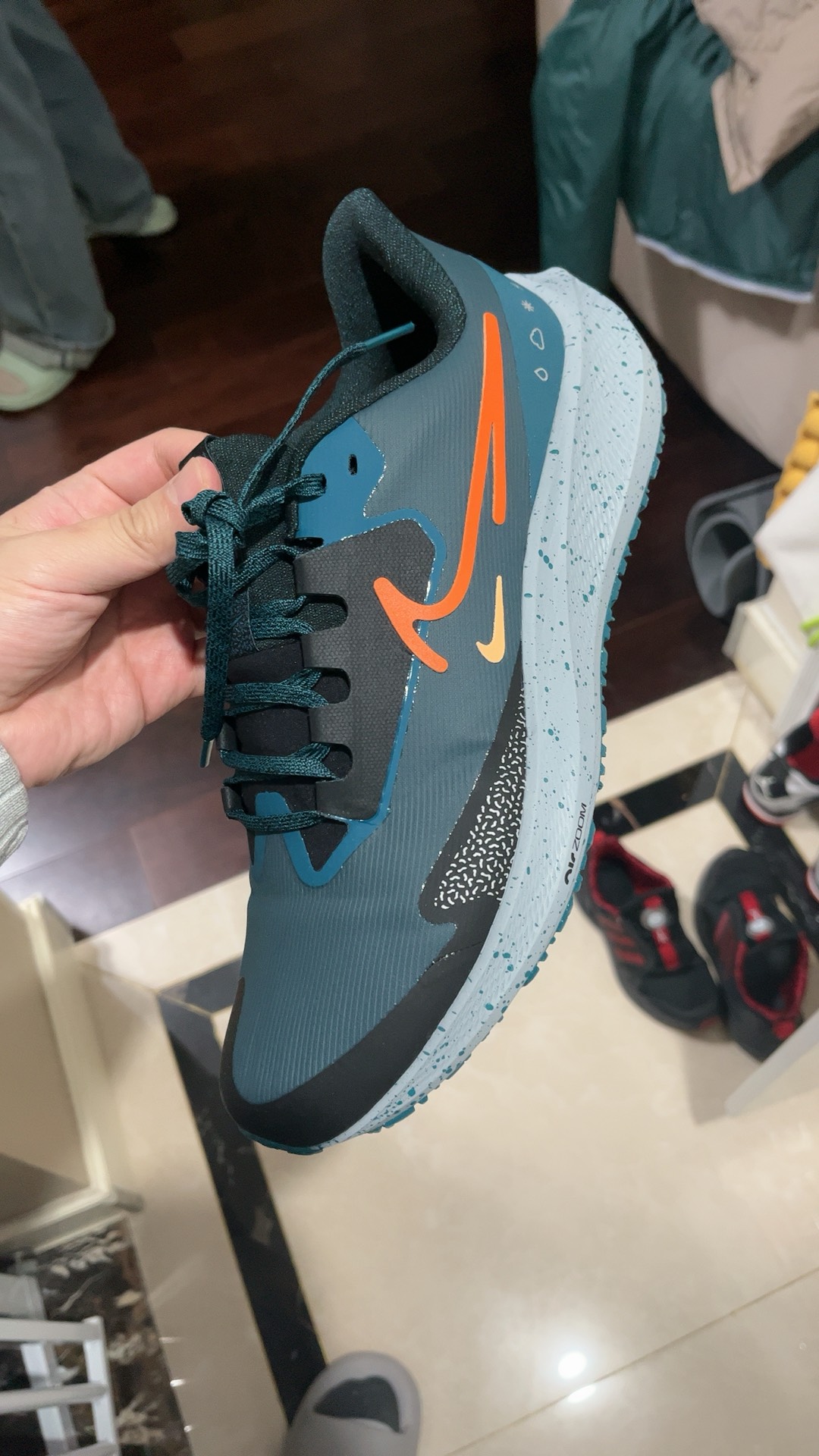 custom review-Nike Air Zoom Pegasus 39 Low Топ Повседневная обувь Мужская Синий Оранжевый Зеленый