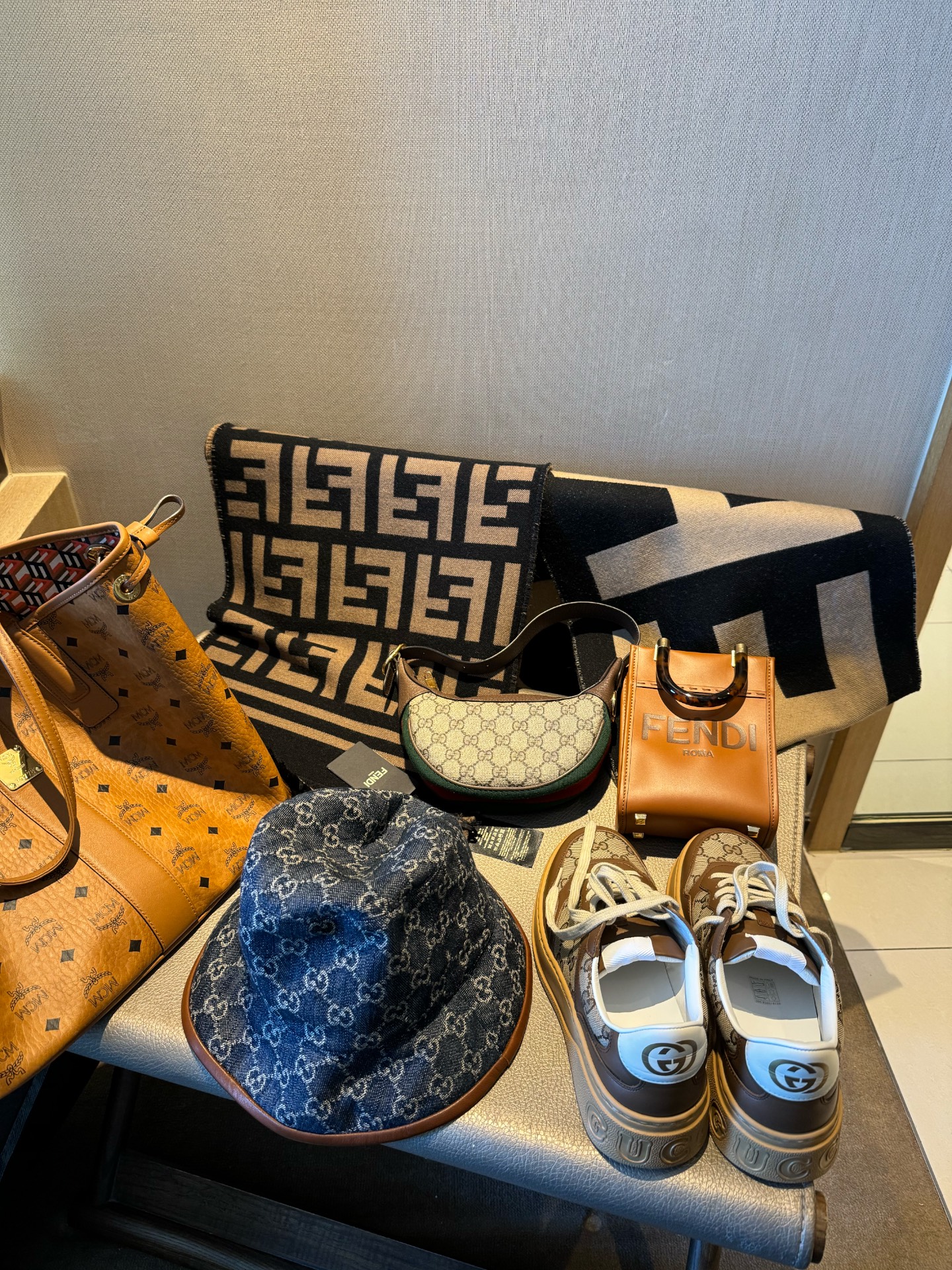 custom review-GUCCI Denim Bucket Hats Men's