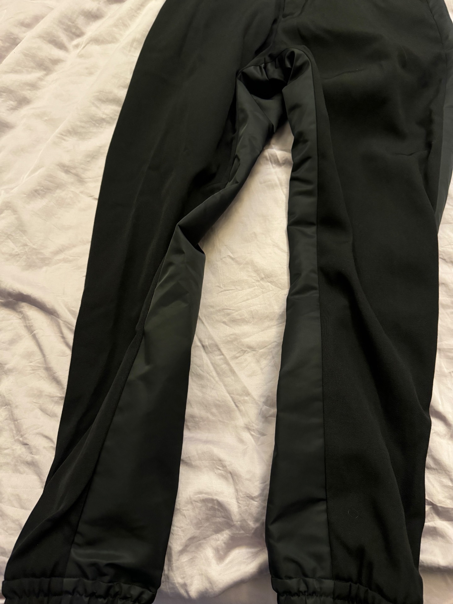 custom review-Burberry SS23 Повседневные брюки Мужские Черные