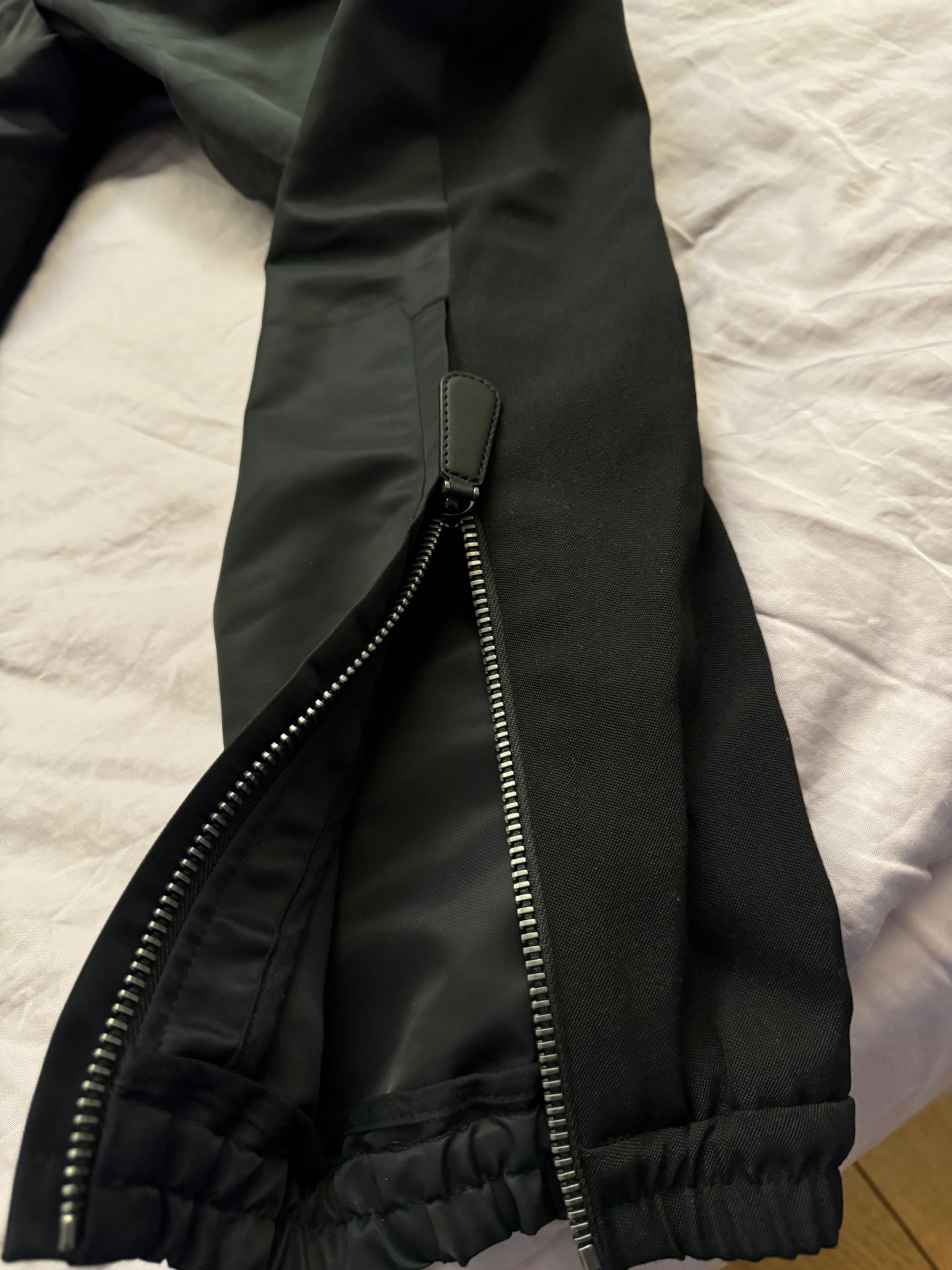 custom review-Burberry SS23 Повседневные брюки Мужские Черные