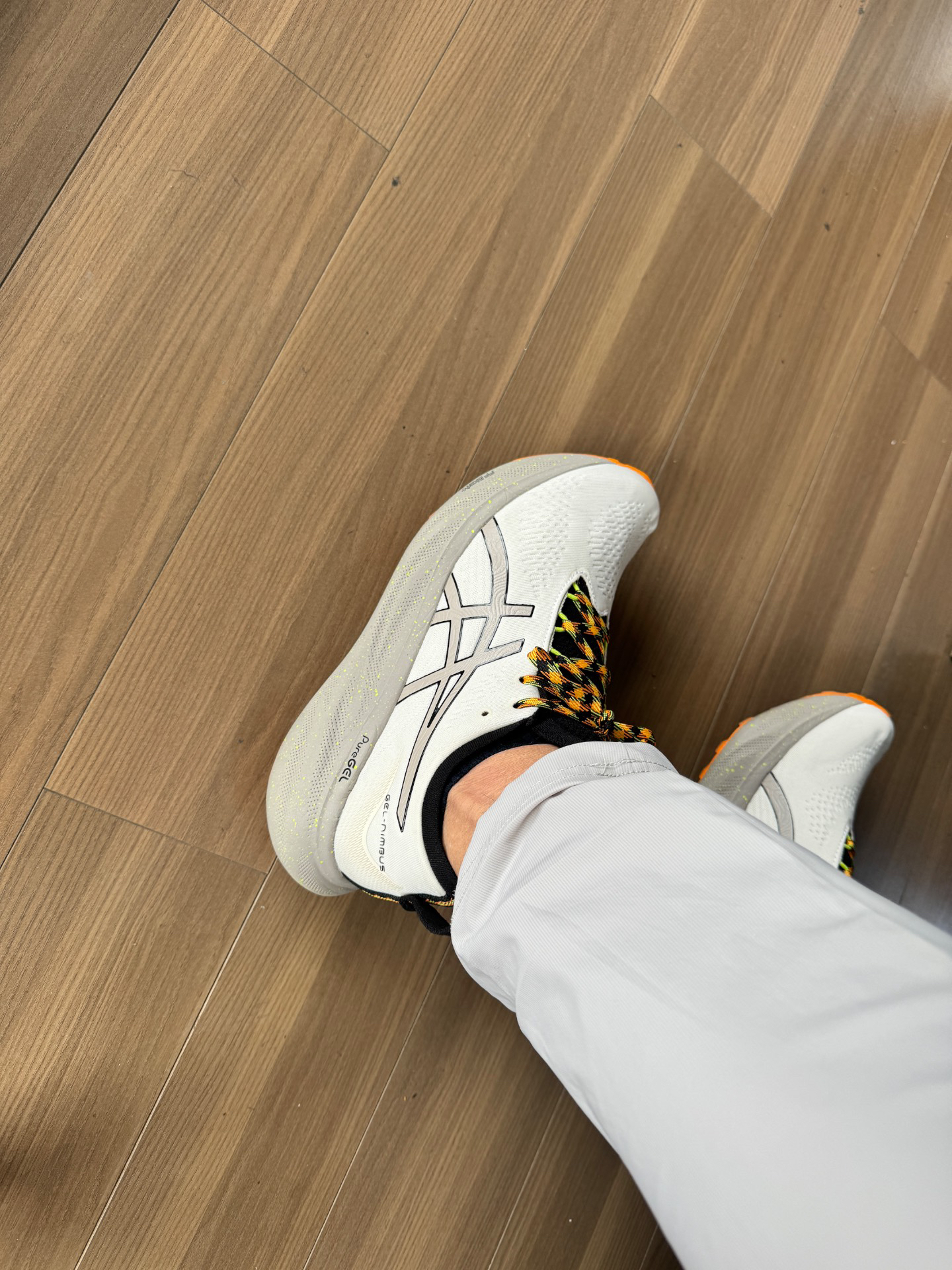 custom review-Asics Gel Nimbus 25 Low Top Мужские Беговые Кроссовки для Марафона Бежевые