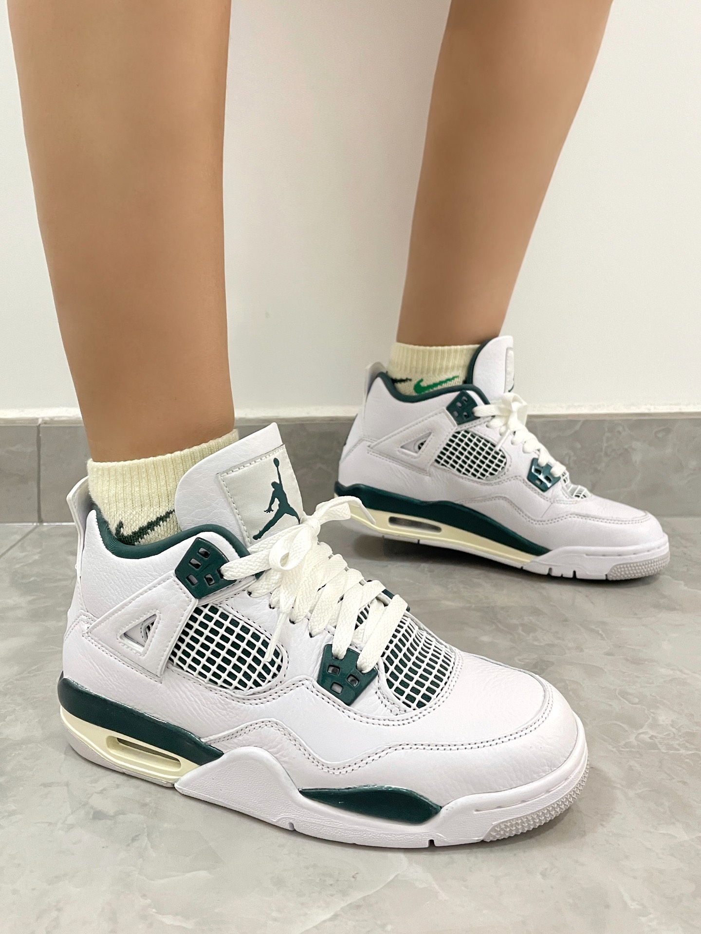 custom review-Jordan 4 Retro Oxidized Green GS