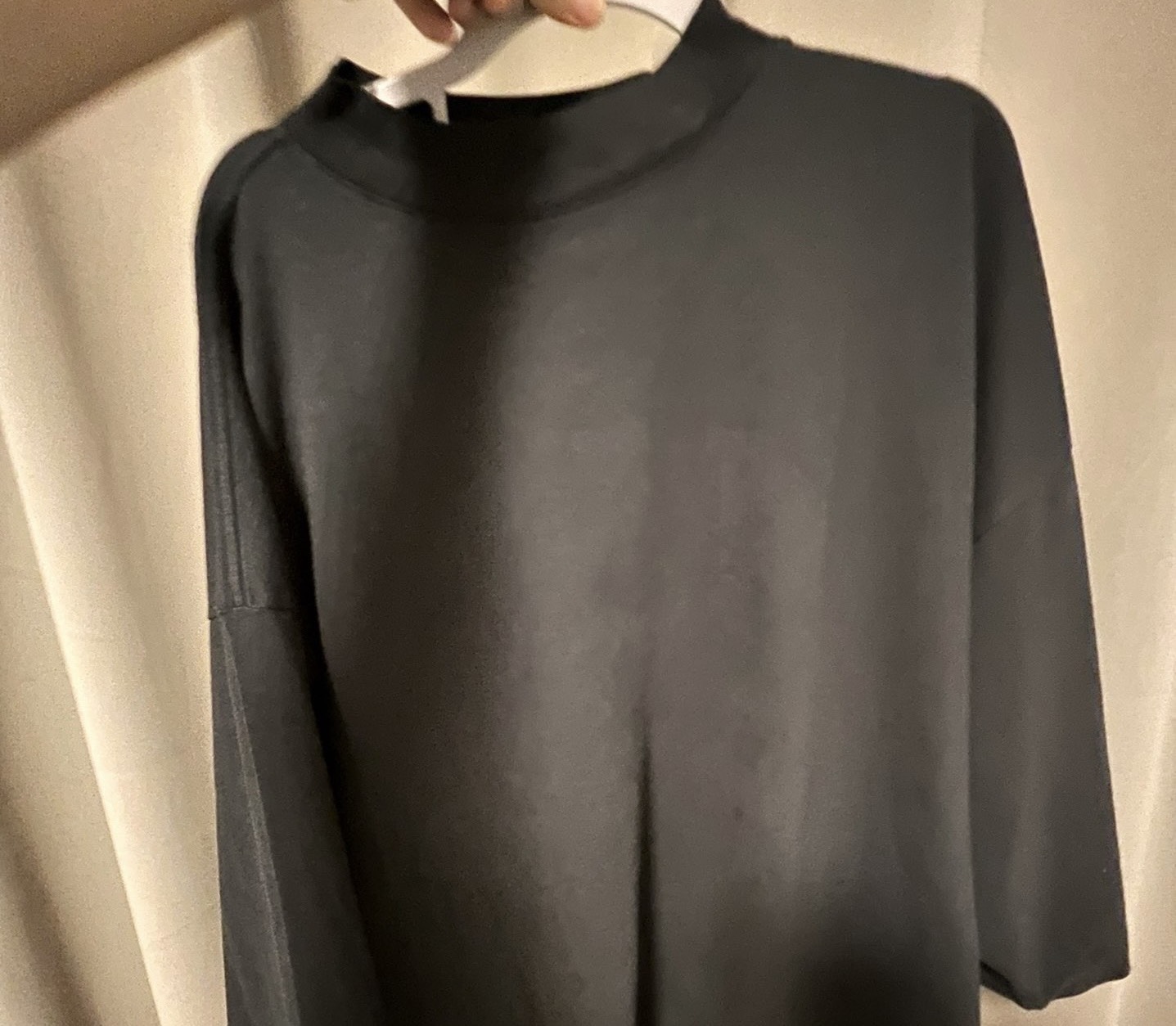 custom review-YEEZY x Gap X Balenciaga DOVE 3 4 рукав Tee T-рубашка Унисекс Черный