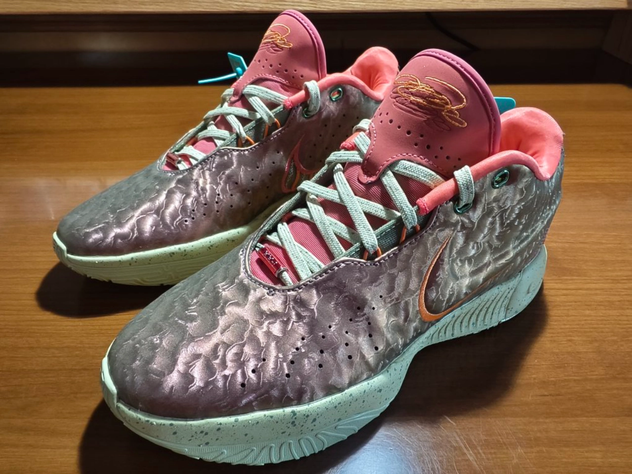 custom review-Nike Lebron 21 Low Топ Баскетбольные кроссовки Мужской Красный Желтый Азиатская версия