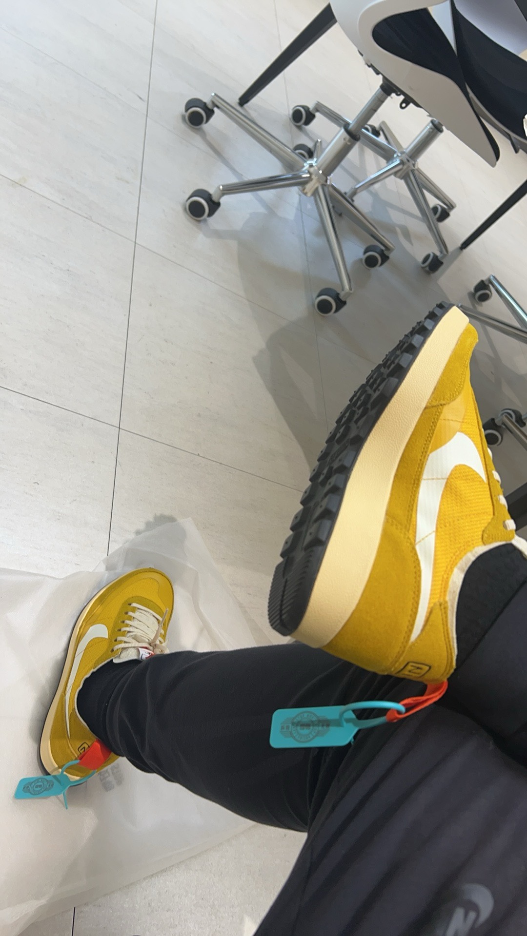 custom review-Tom Sachs x Nike General Purpose Shoe Tom Sachs X NikeCraft General PURPOSE Обувь Низкий Топ Повседневная обувь Женская Желтая