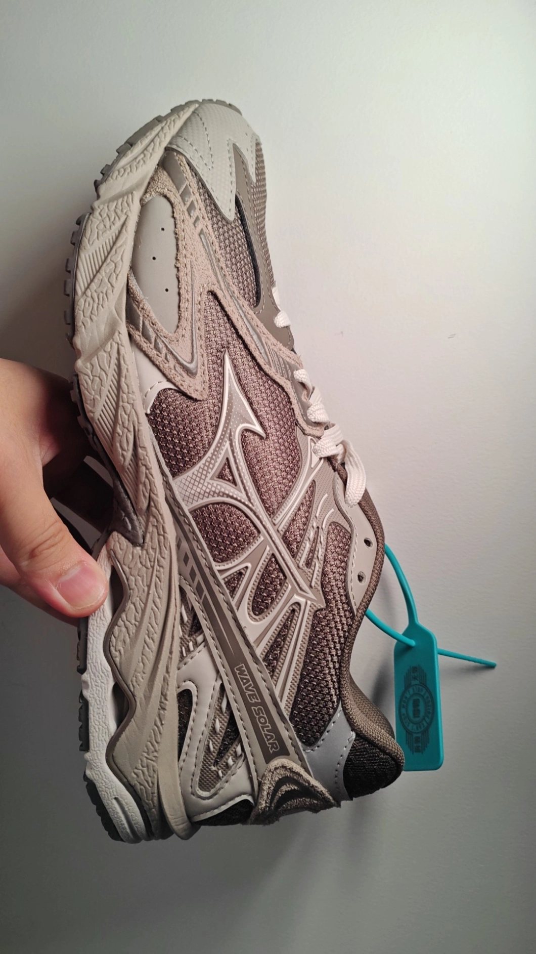 custom review-Mizuno Wave Solar V2 Low Топ Casual Унисекс Тауповый