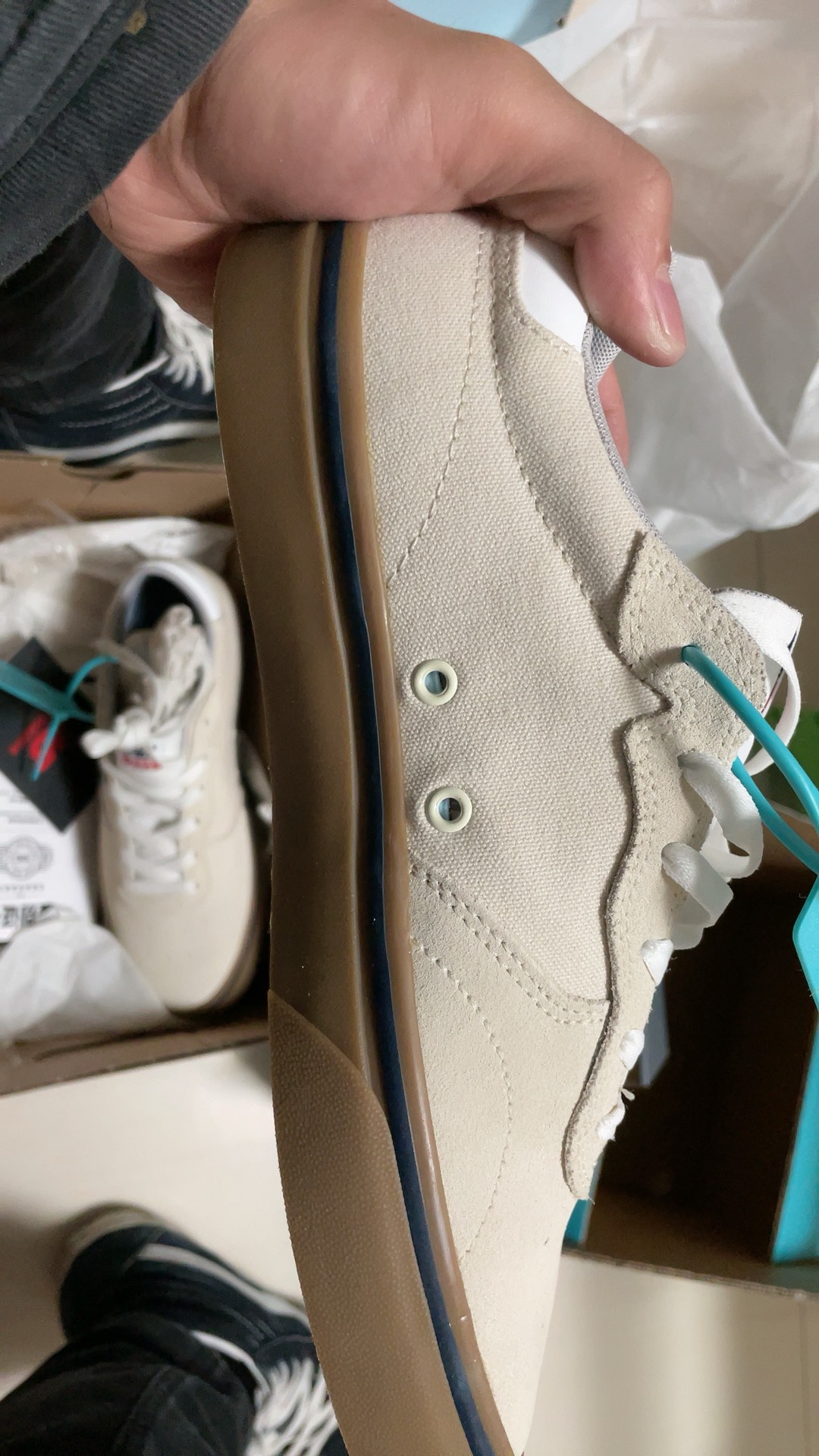 custom review-New Balance NB 232 Теплоизоляционное покрытие Низкие кеды для скейтбординга Унисекс Бежевый Белый Коричневый