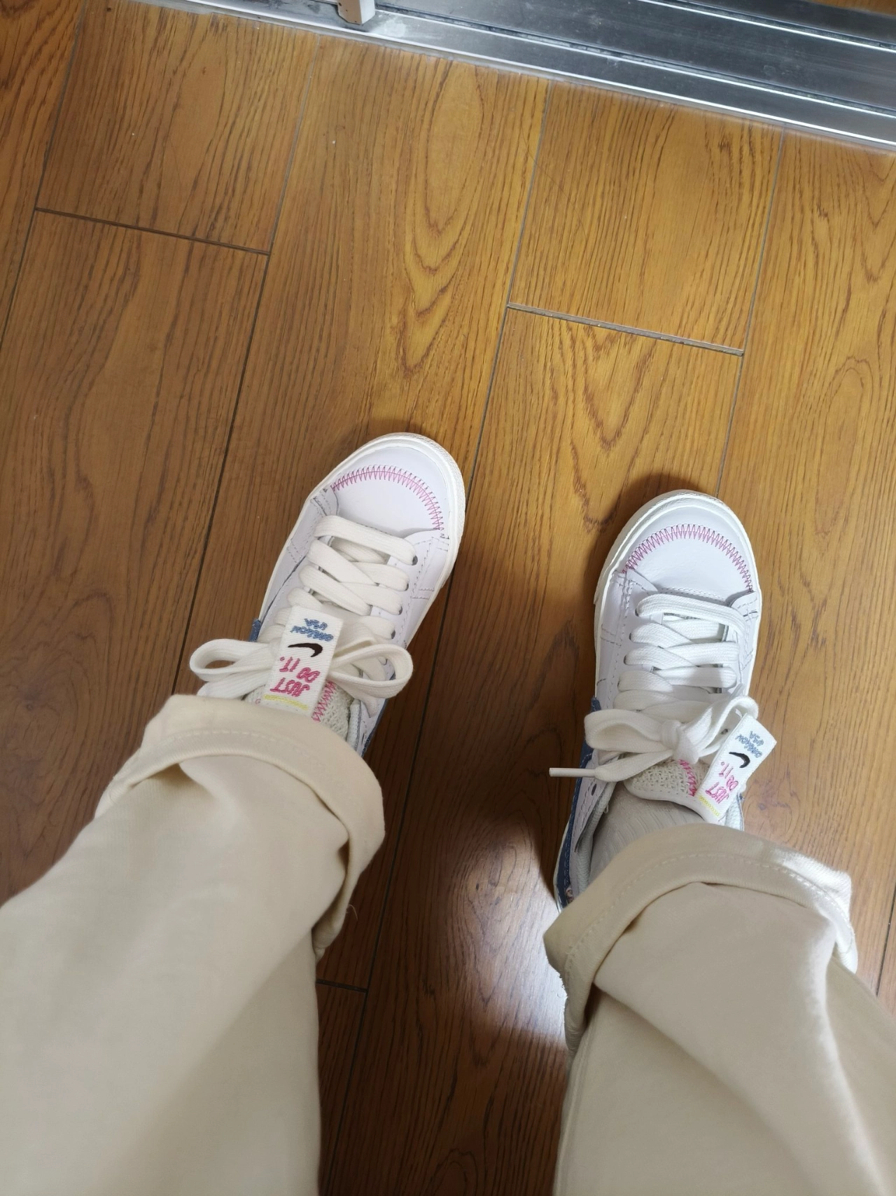 custom review-Nike Blazer Low '77 JUMBO 'Деним Swoosh' Низкая Скейтборд Обувь Женская Белая Синяя