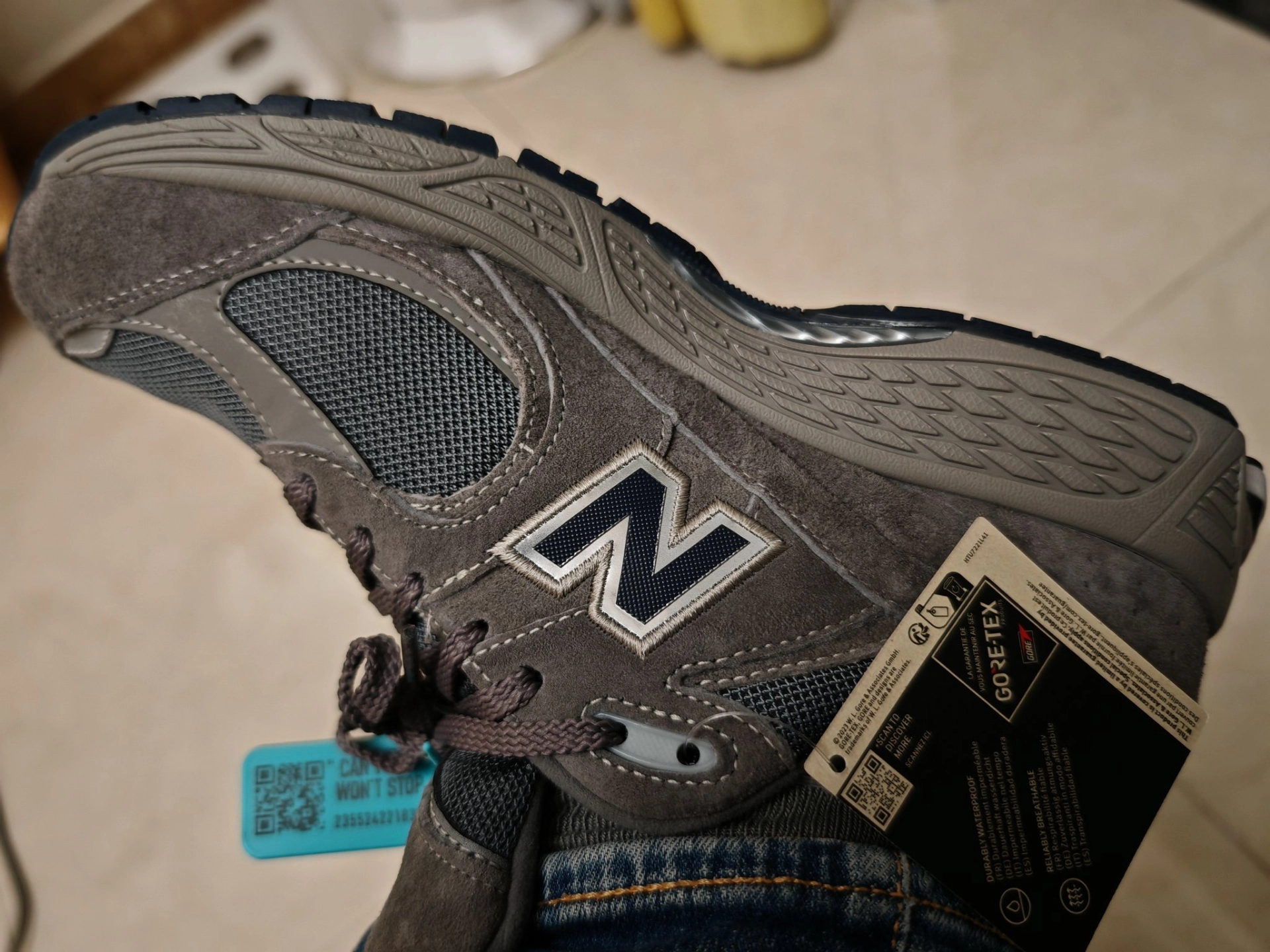 custom review-New Balance NB 2002R Водонепроницаемый и Дышащий Низкий Топ Повседневные Городские Кроссовки для Коммутации и Бега Унисекс Серый Коричневый
