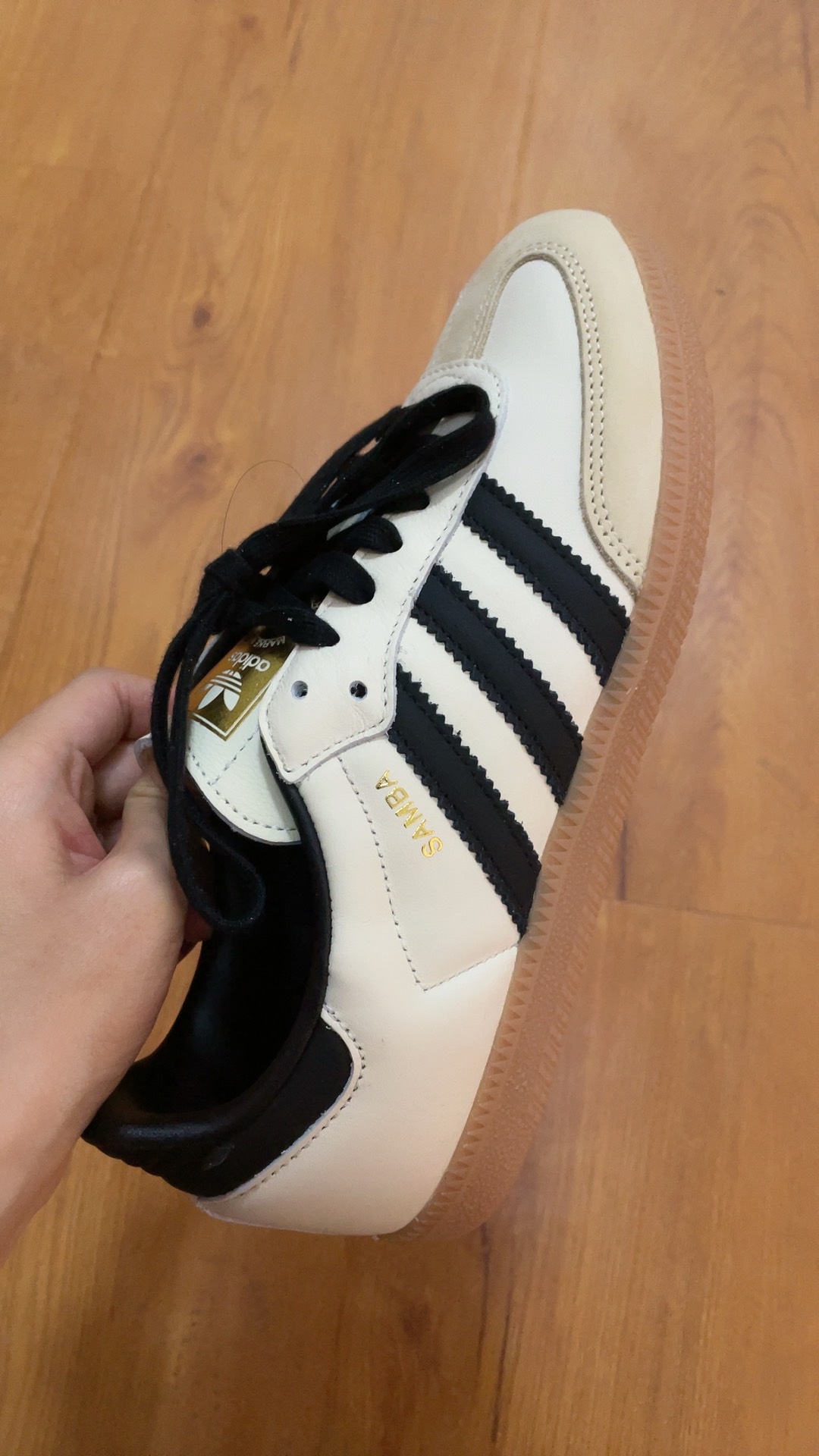 custom review-Adidas Originals SAMBA OG Low Топ Скейтборд Кроссовки Женские Бежевые