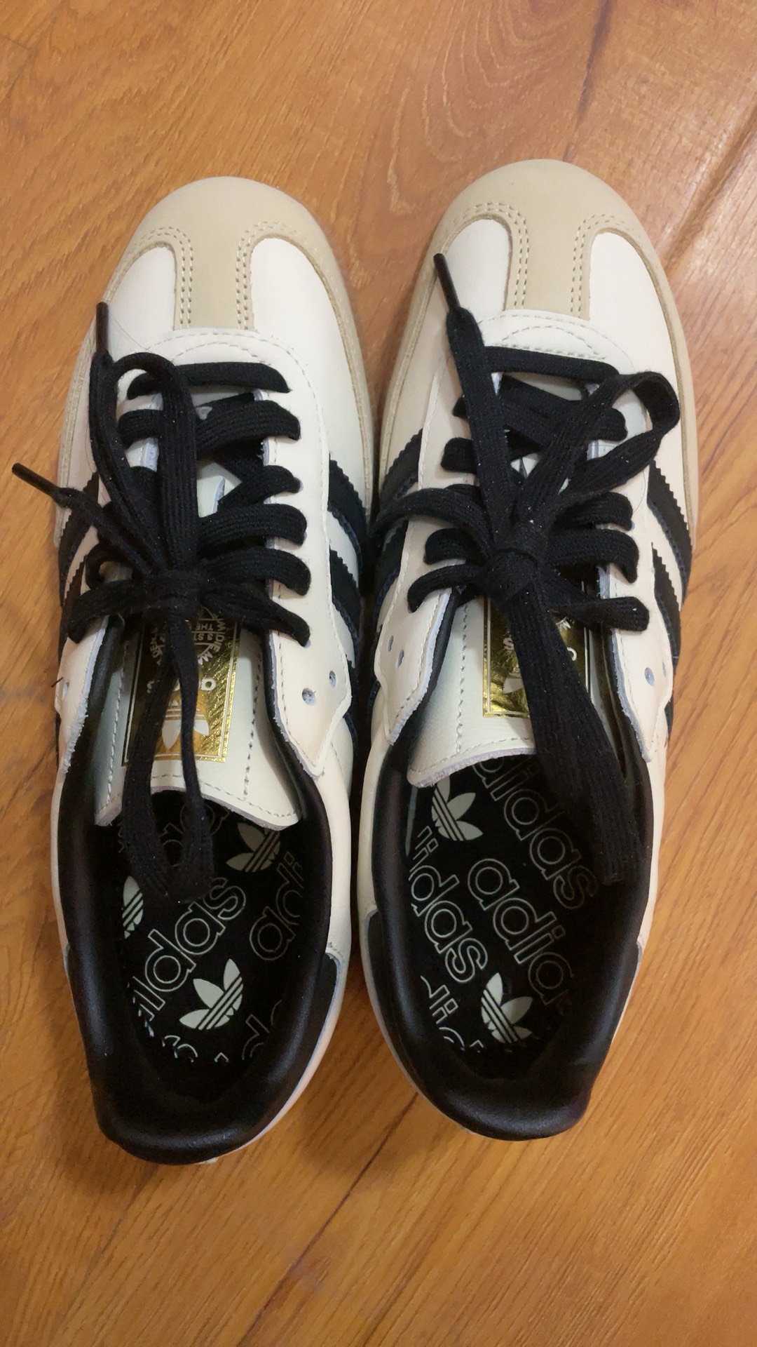 custom review-Adidas Originals SAMBA OG Low Топ Скейтборд Кроссовки Женские Бежевые