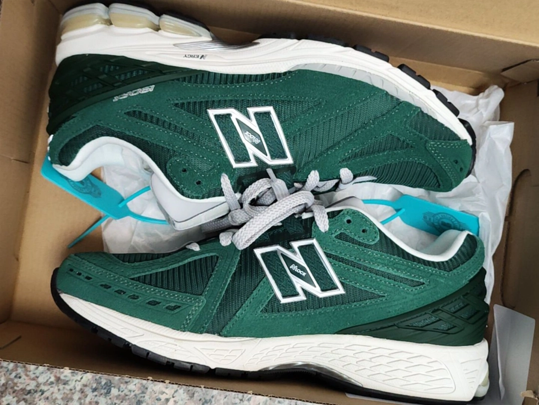 custom review-New Balance NB 1906R Устойчивый к истиранию Низкий Топ Повседневные Городские Кроссовки для Коммуникативных Беговых Унисекс Зеленый Белый