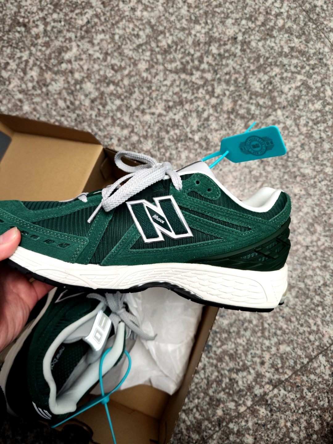 custom review-New Balance NB 1906R Устойчивый к истиранию Низкий Топ Повседневные Городские Кроссовки для Коммуникативных Беговых Унисекс Зеленый Белый