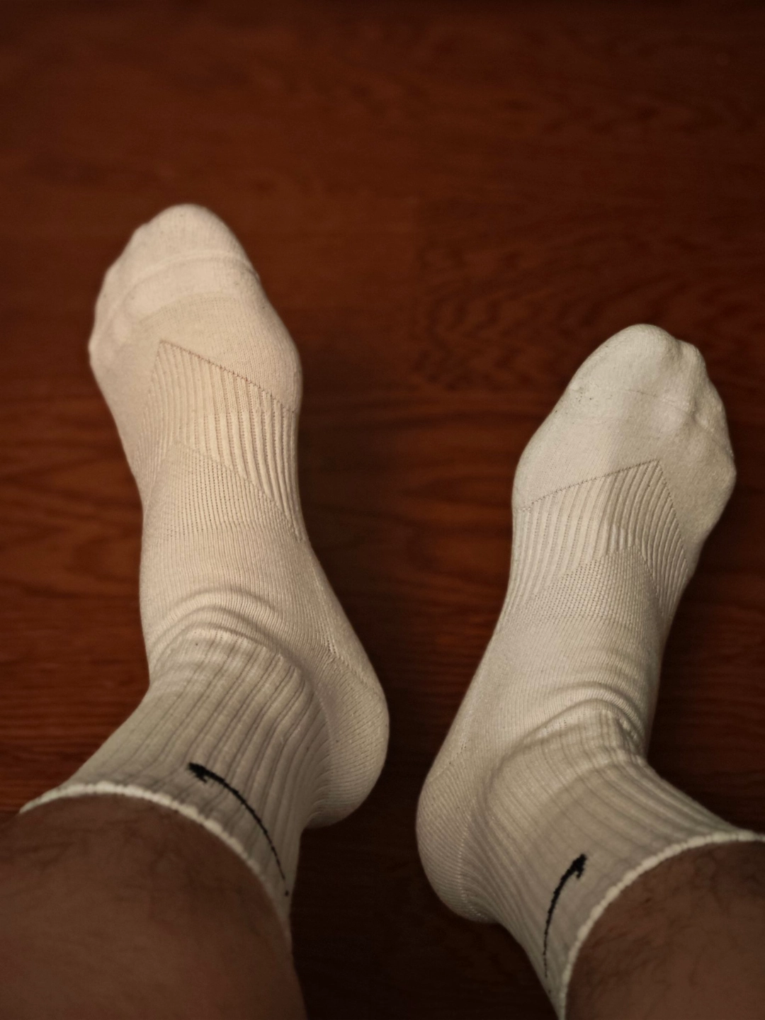 nike经典毛巾底白袜
