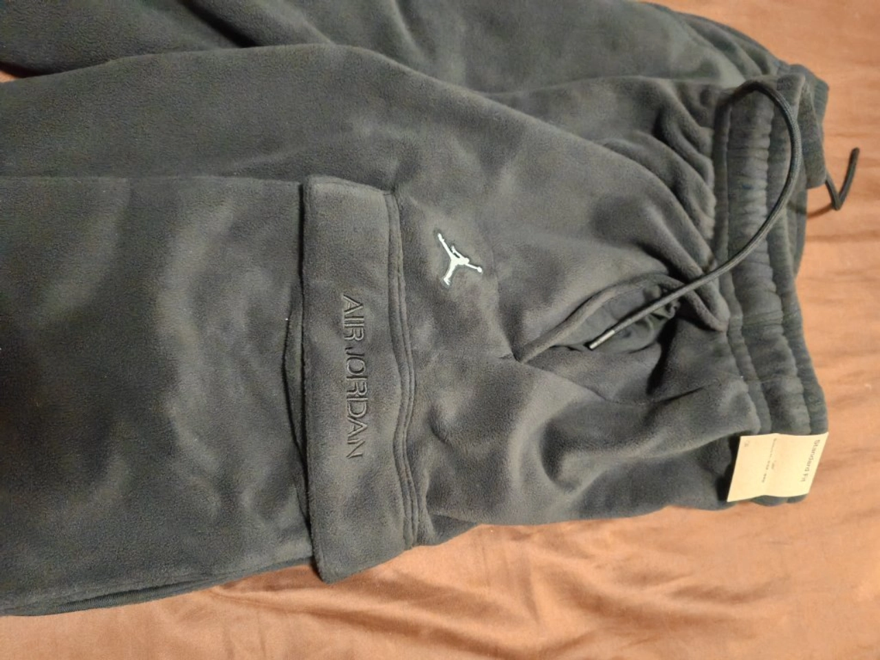 custom review-JORDAN Черные Мужские Вязаные Спортивные Штаны