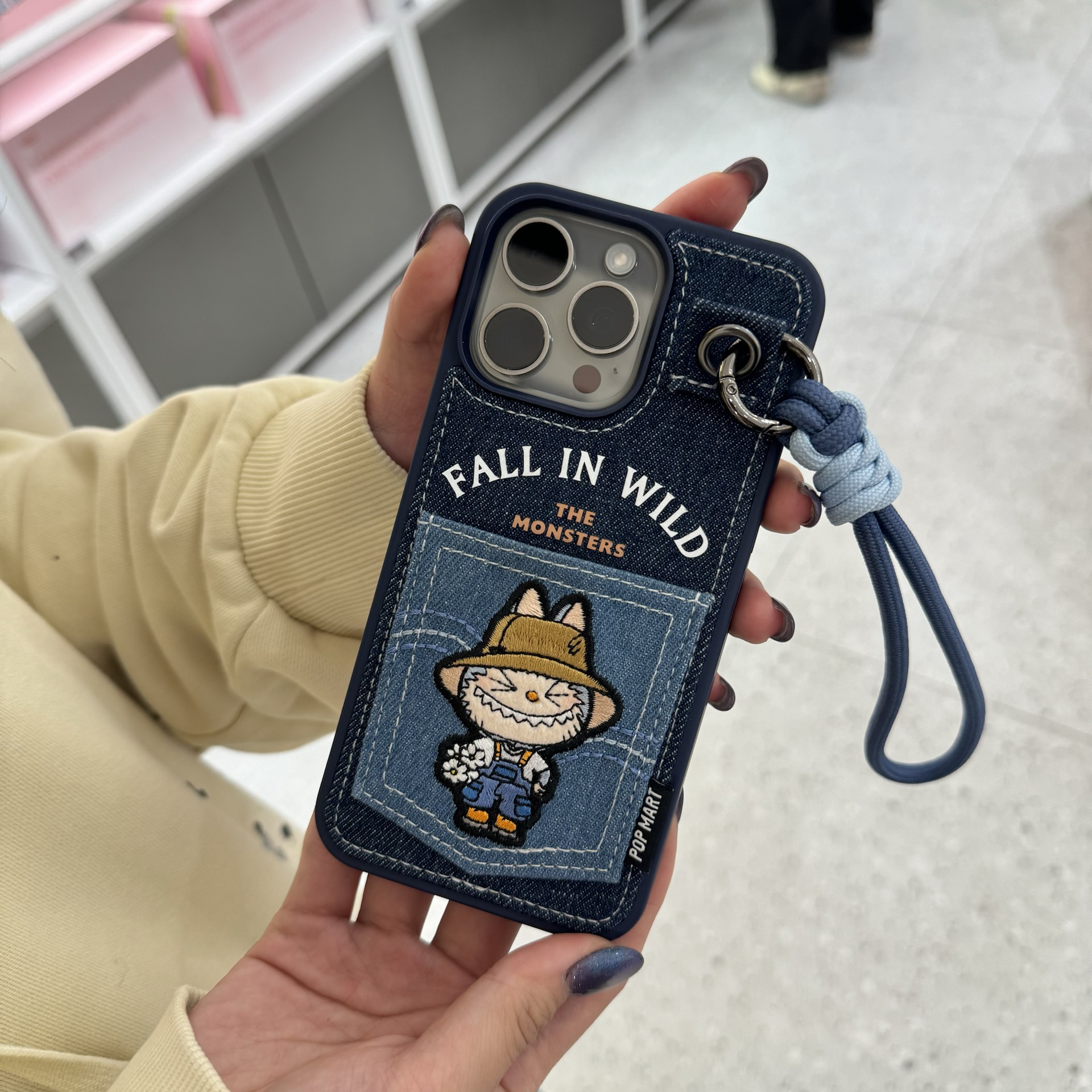 custom review-POP MART LABUBU Fall In Wind Чехол Для IPhone Трендовый Мерч