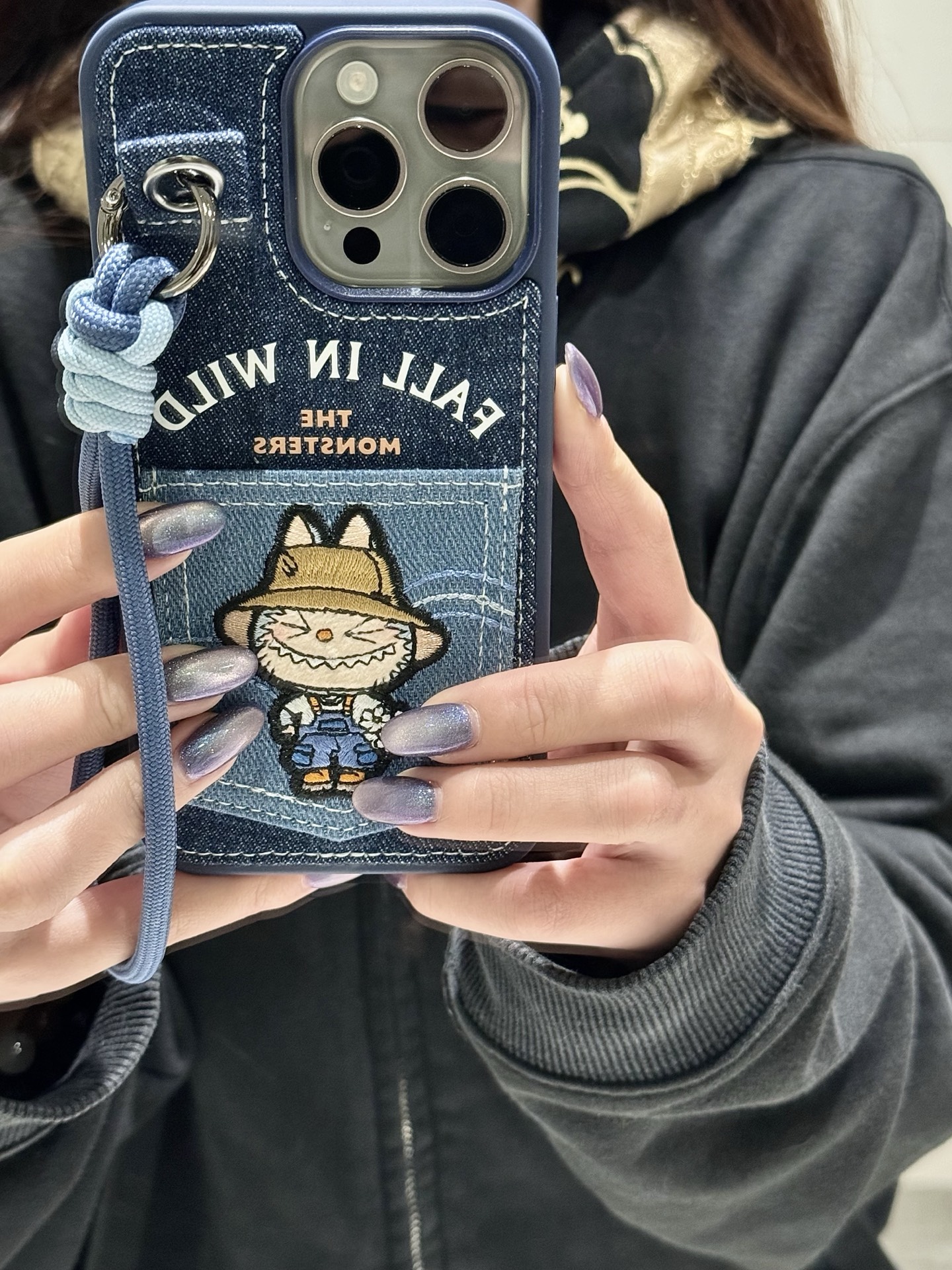 custom review-POP MART LABUBU Fall In Wind Чехол Для IPhone Трендовый Мерч