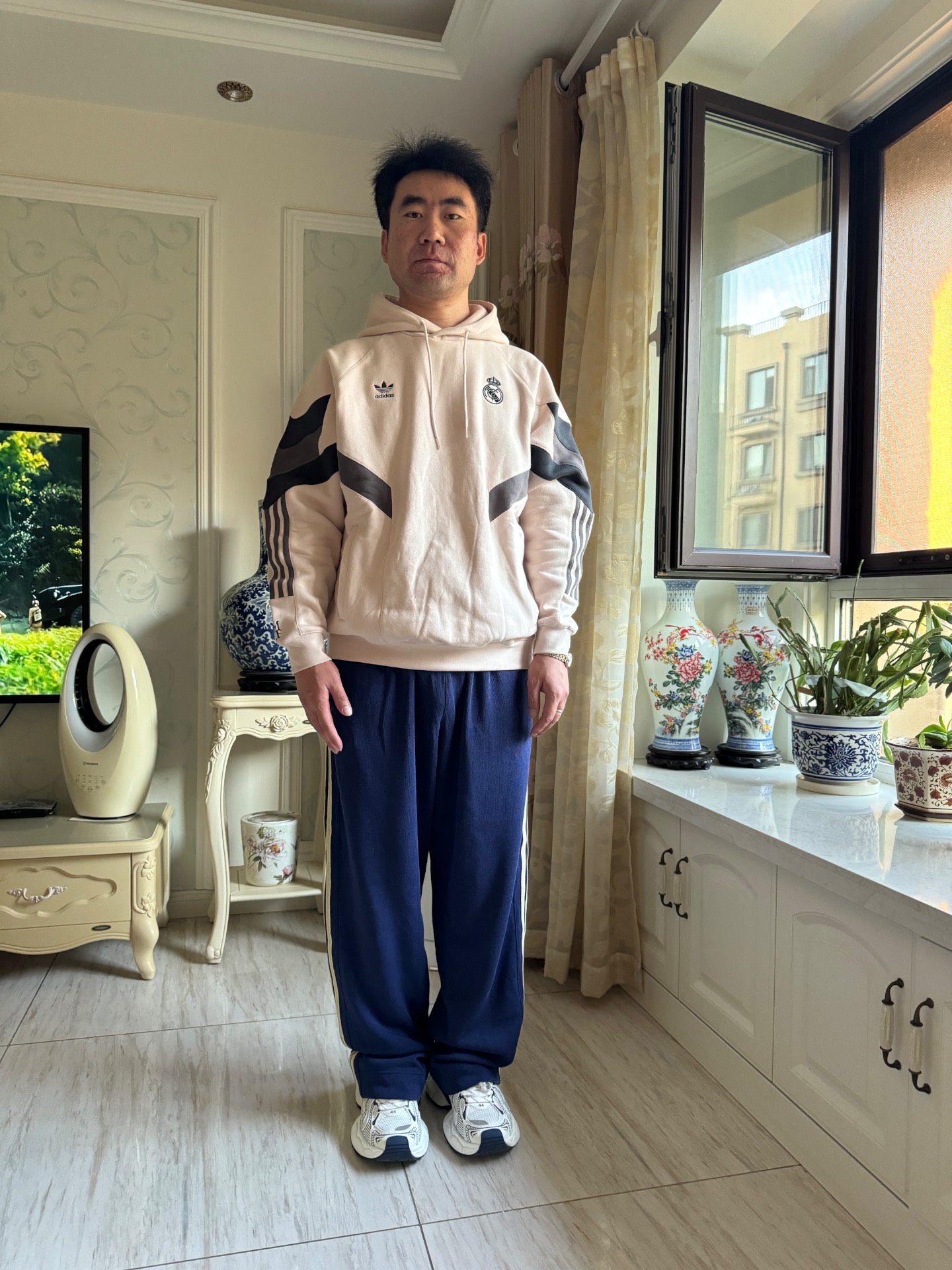 custom review-Adidas Originals Lifestyile Толстовка Унисекс Кремовый