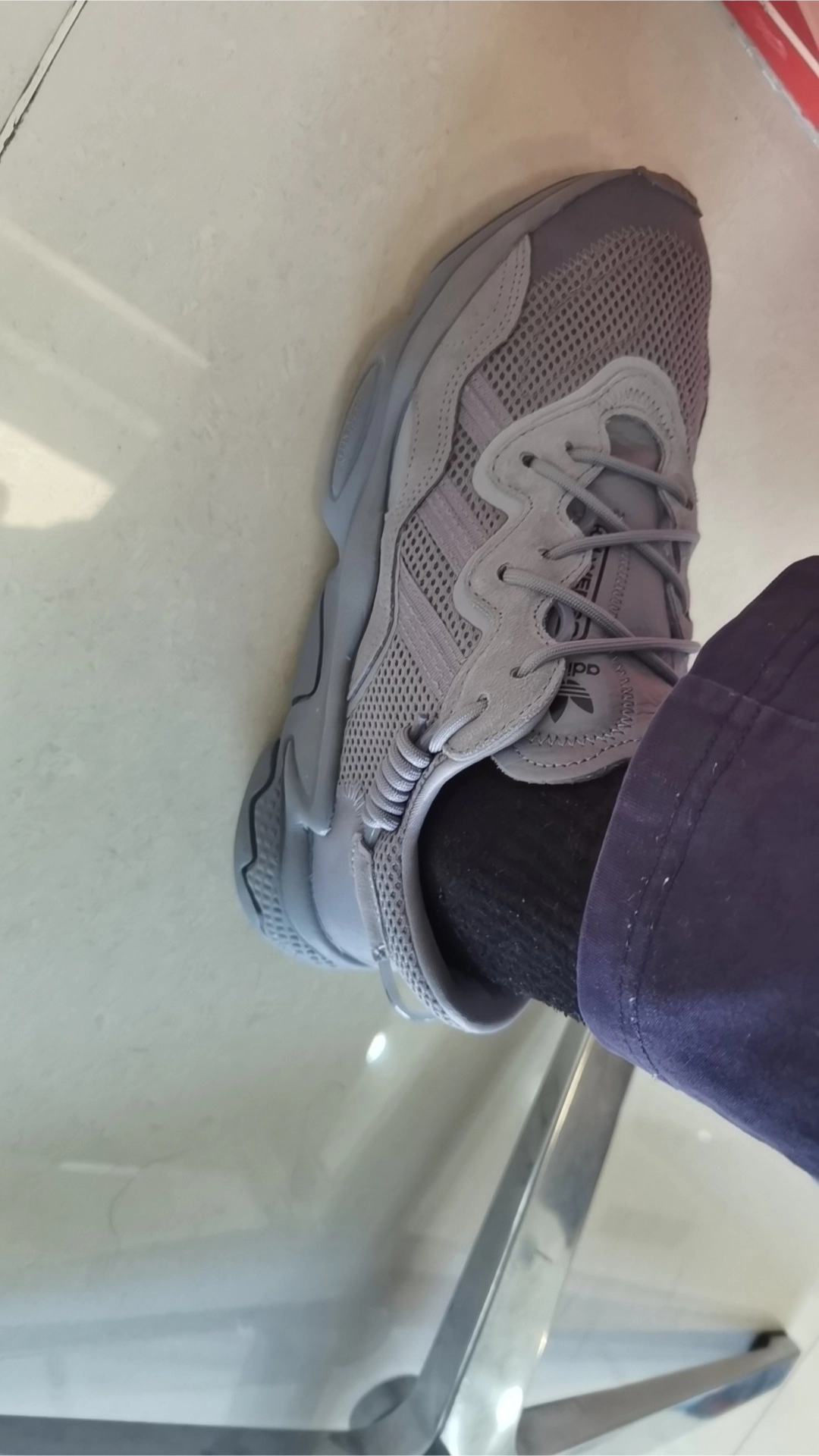 custom review-Adidas Originals Ozweego Low Топ Повседневная обувь Унисекс Серый