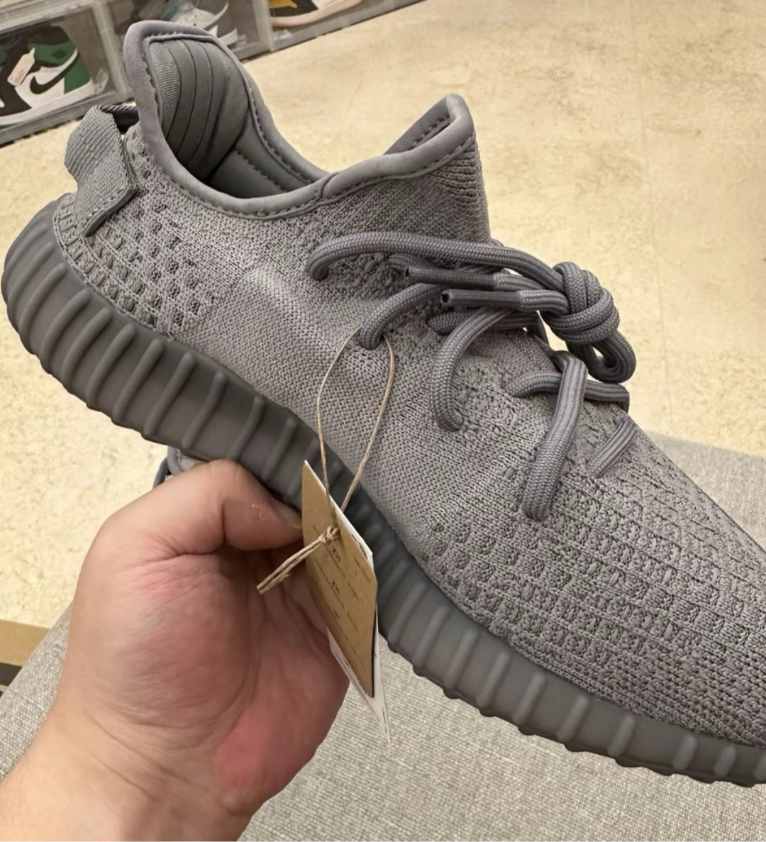 custom review-Adidas Originals Yeezy Boost 350 V2 Low Топ Casual Унисекс Серый