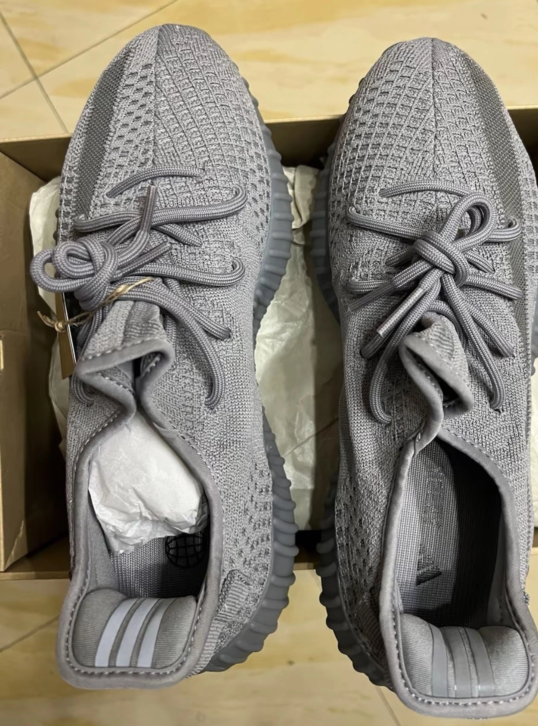 custom review-Adidas Originals Yeezy Boost 350 V2 Low Топ Casual Унисекс Серый