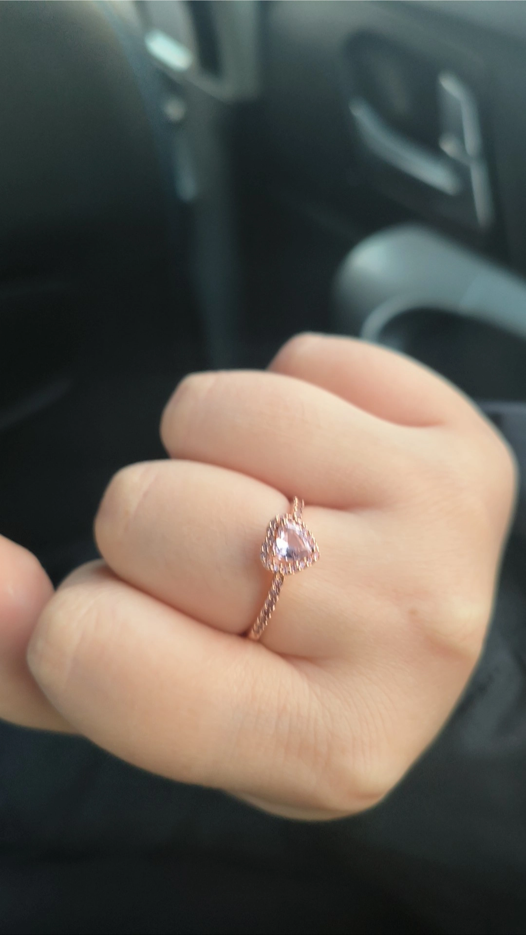 custom review-Pandora Кольца из синтетического кубического циркония Женские Розовые