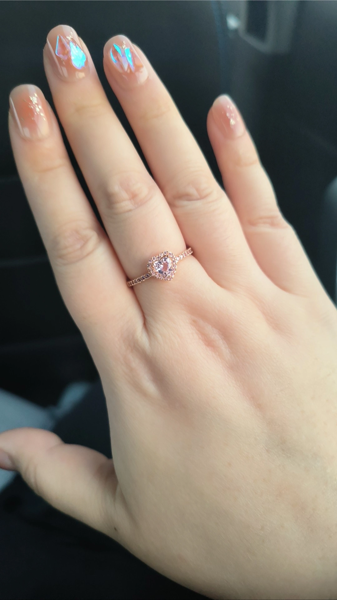 custom review-Pandora Кольца из синтетического кубического циркония Женские Розовые