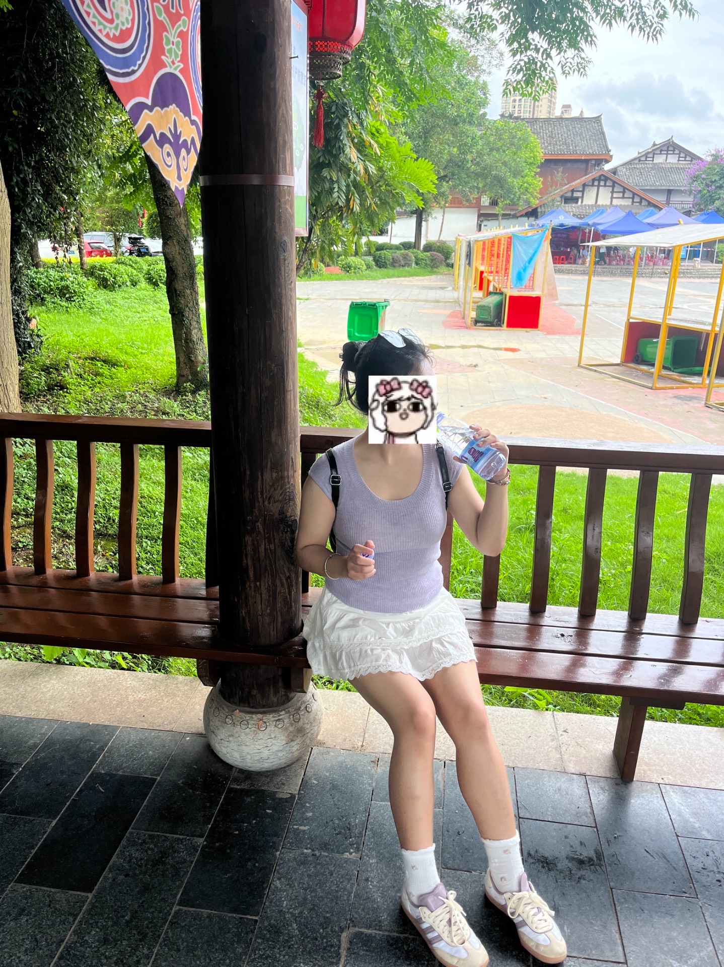 custom review-Adidas Originals SAMBA OG Устойчивые к истиранию низкие скейтборд-кроссовки Унисекс Бежево-фиолетовые