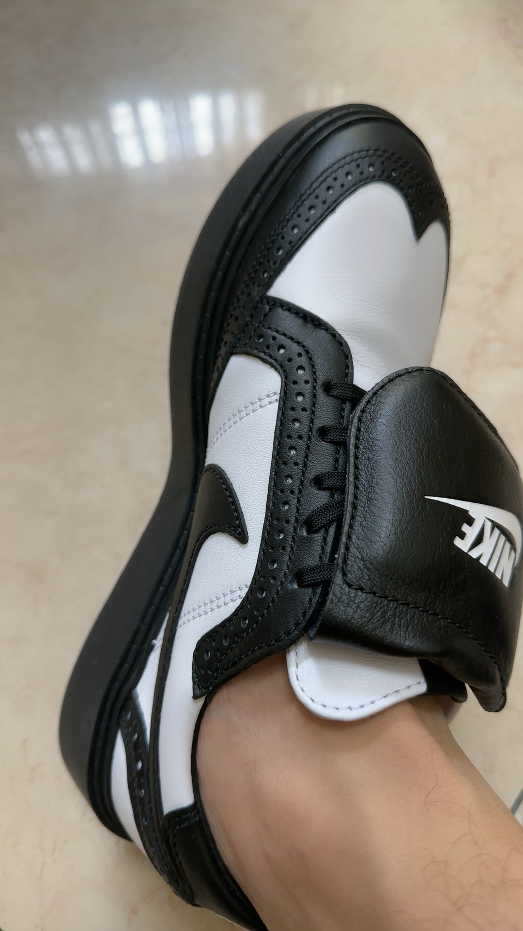 custom review-PEACEMINUSONE x Nike Kwondo Slip-resistant Abrasion-resistant Легкий Low Top Скейтборд Кроссовки Unisex Черный Белый